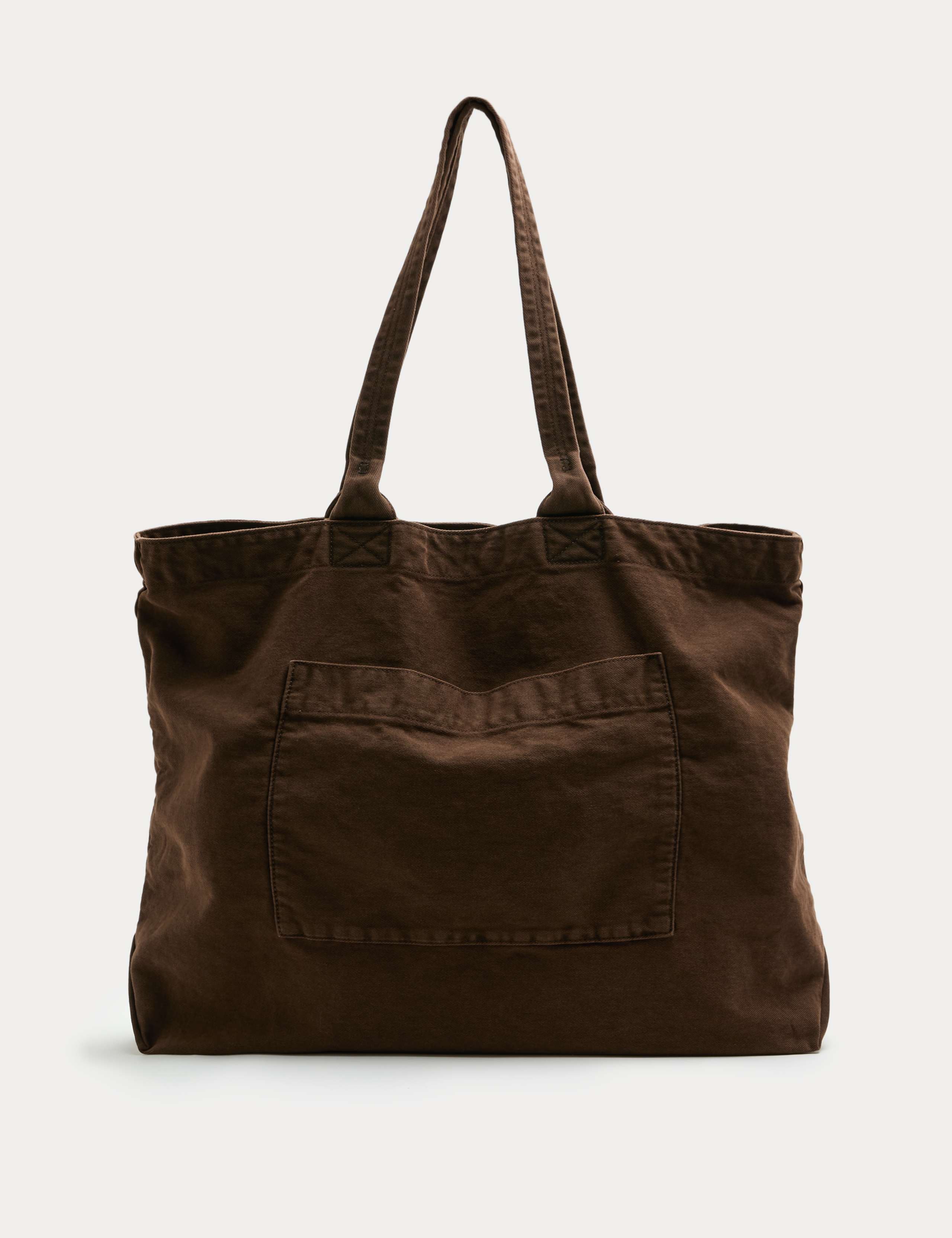 Pure Cotton Textured Twill Shopper Bag 2 of 3