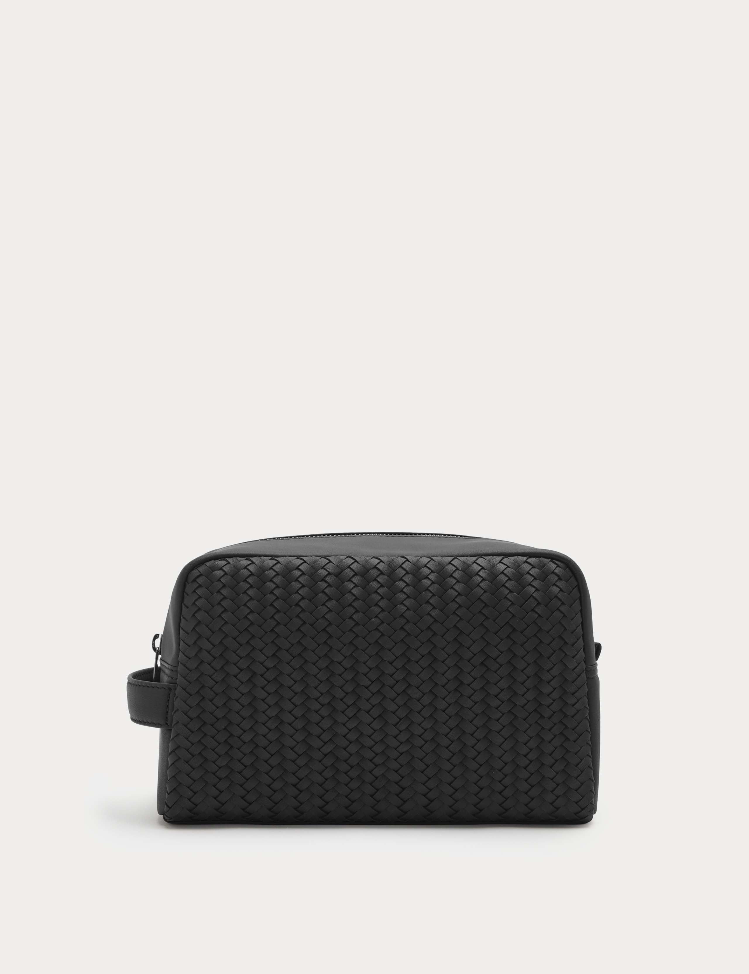 Braided Leather Washbag 1 of 3