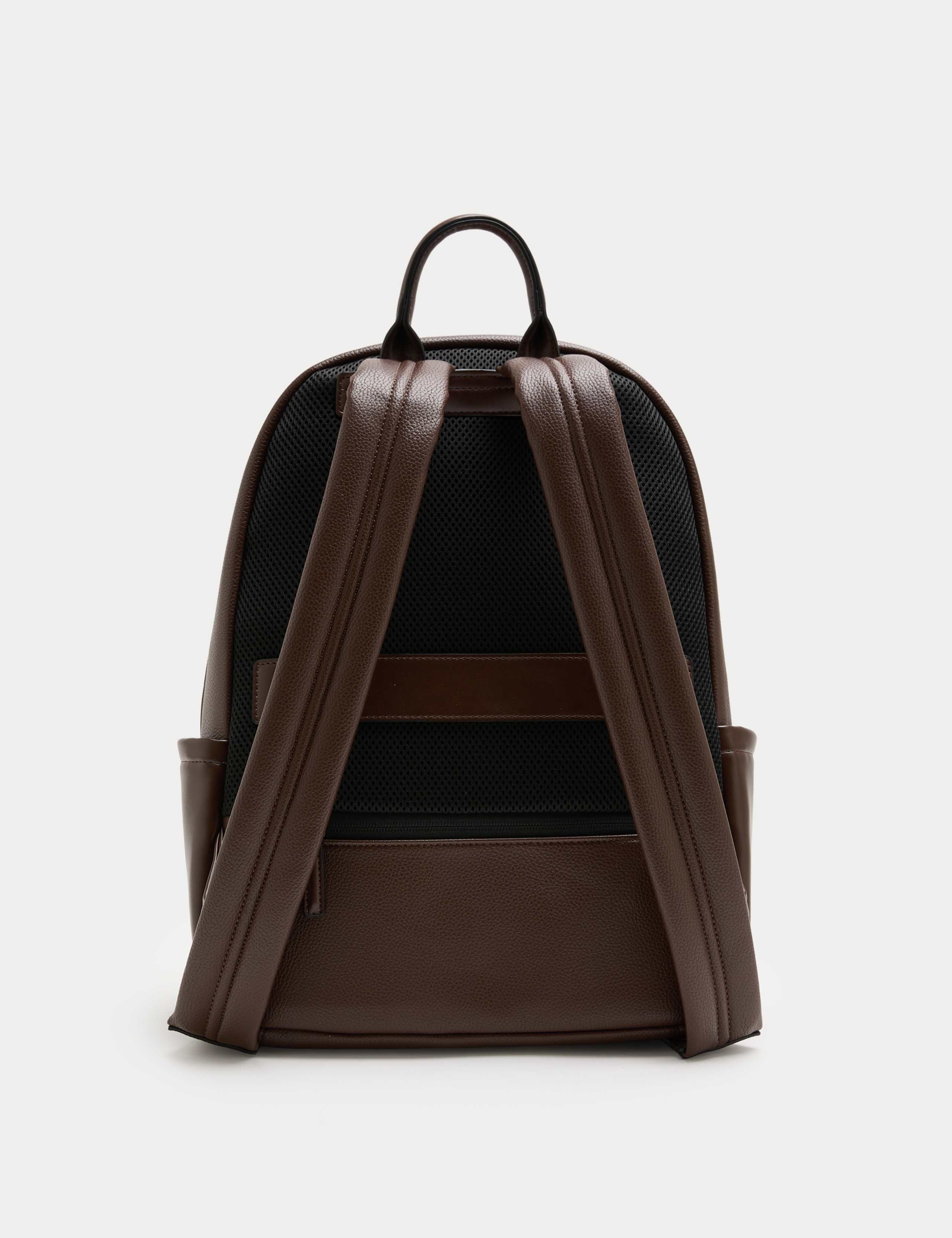 Mock Leather Backpack 2 of 4