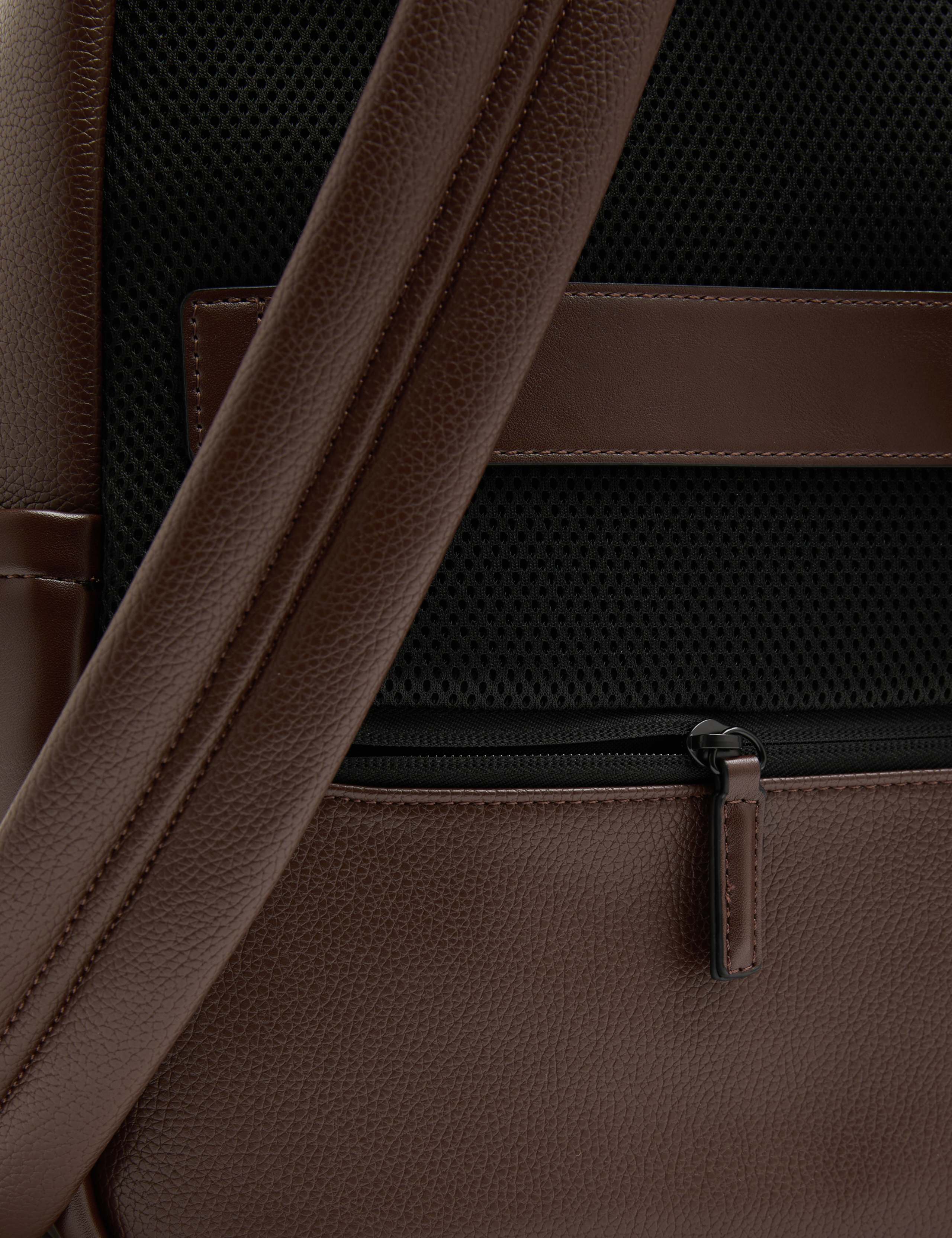 Mock Leather Backpack 3 of 4