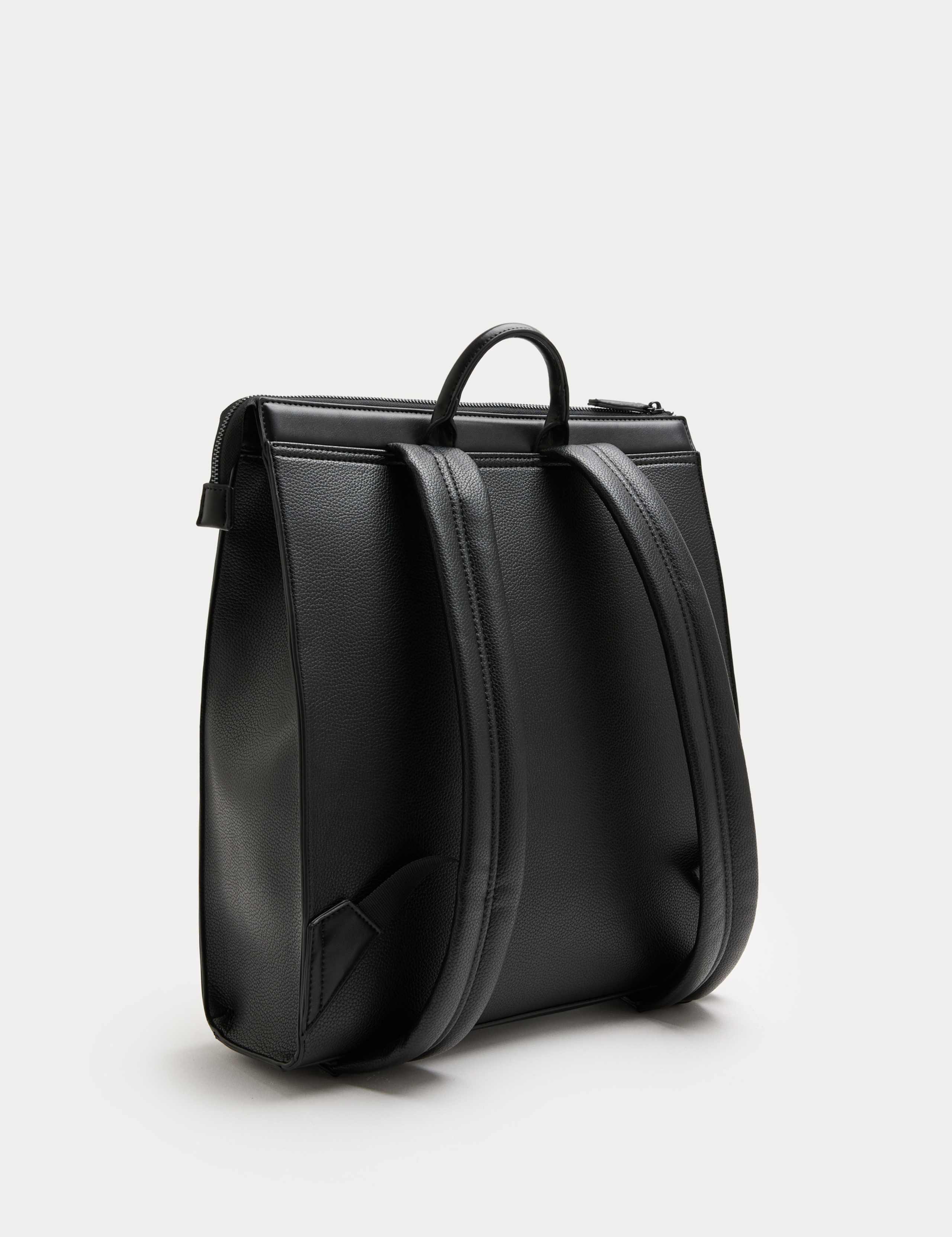 Mock Leather Backpack 2 of 3