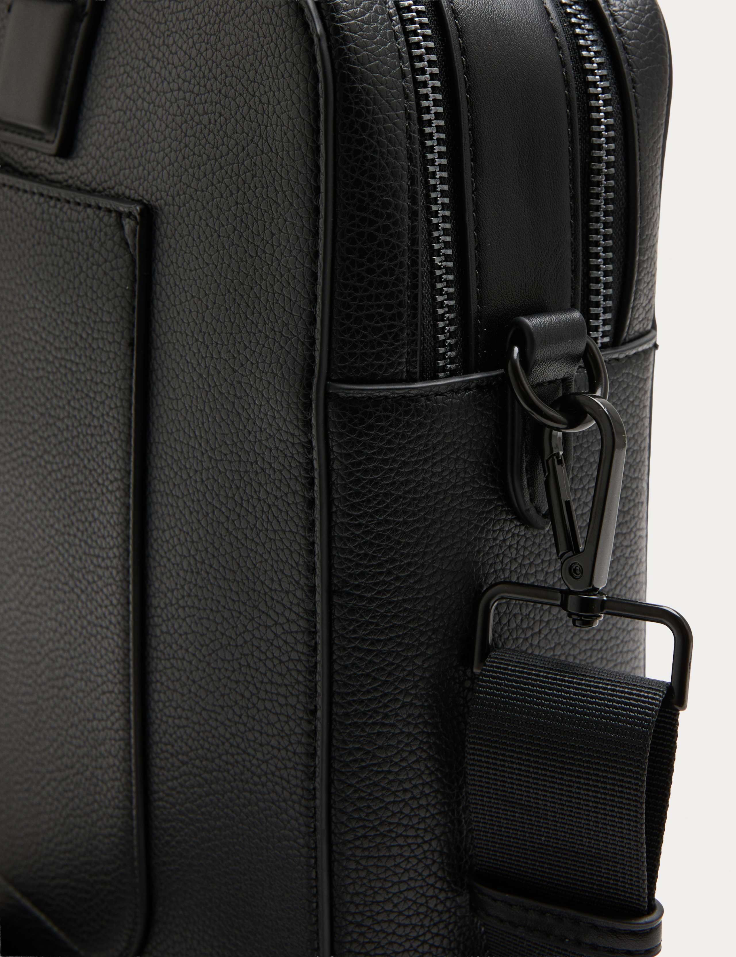 Mock Leather Laptop Bag 3 of 4