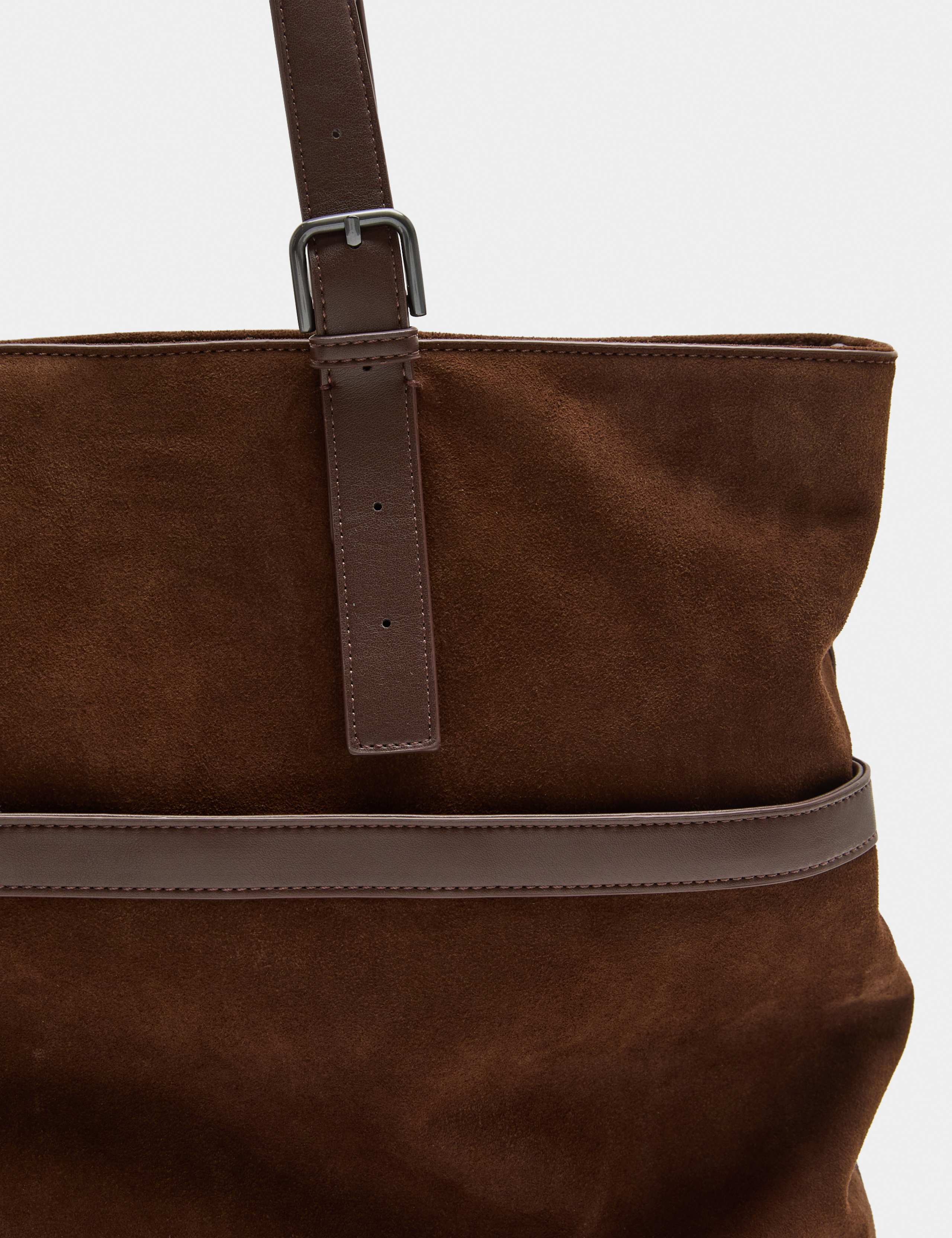 Leather Blend Tote Bag 2 of 4