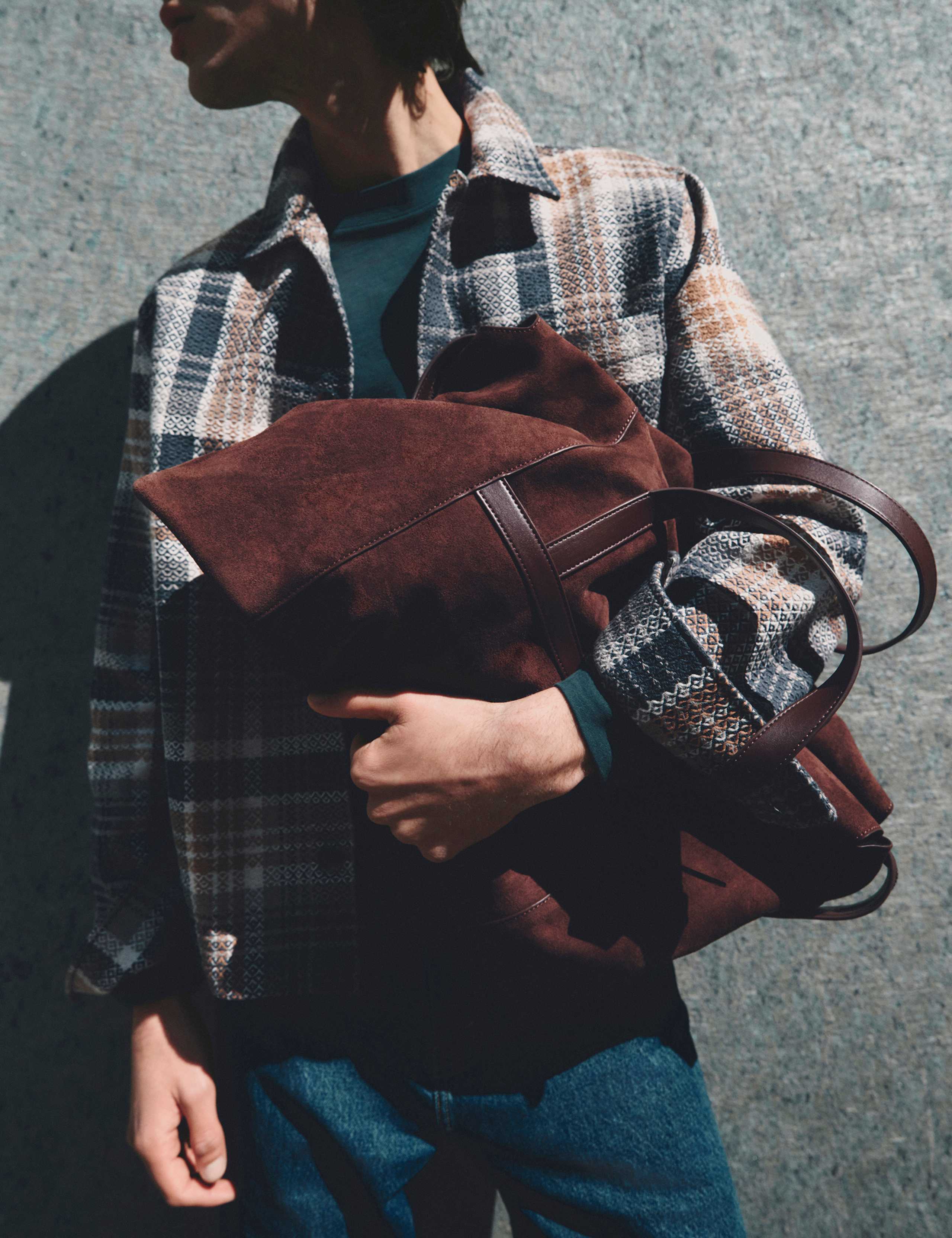 Suede Weekend Bag 4 of 4