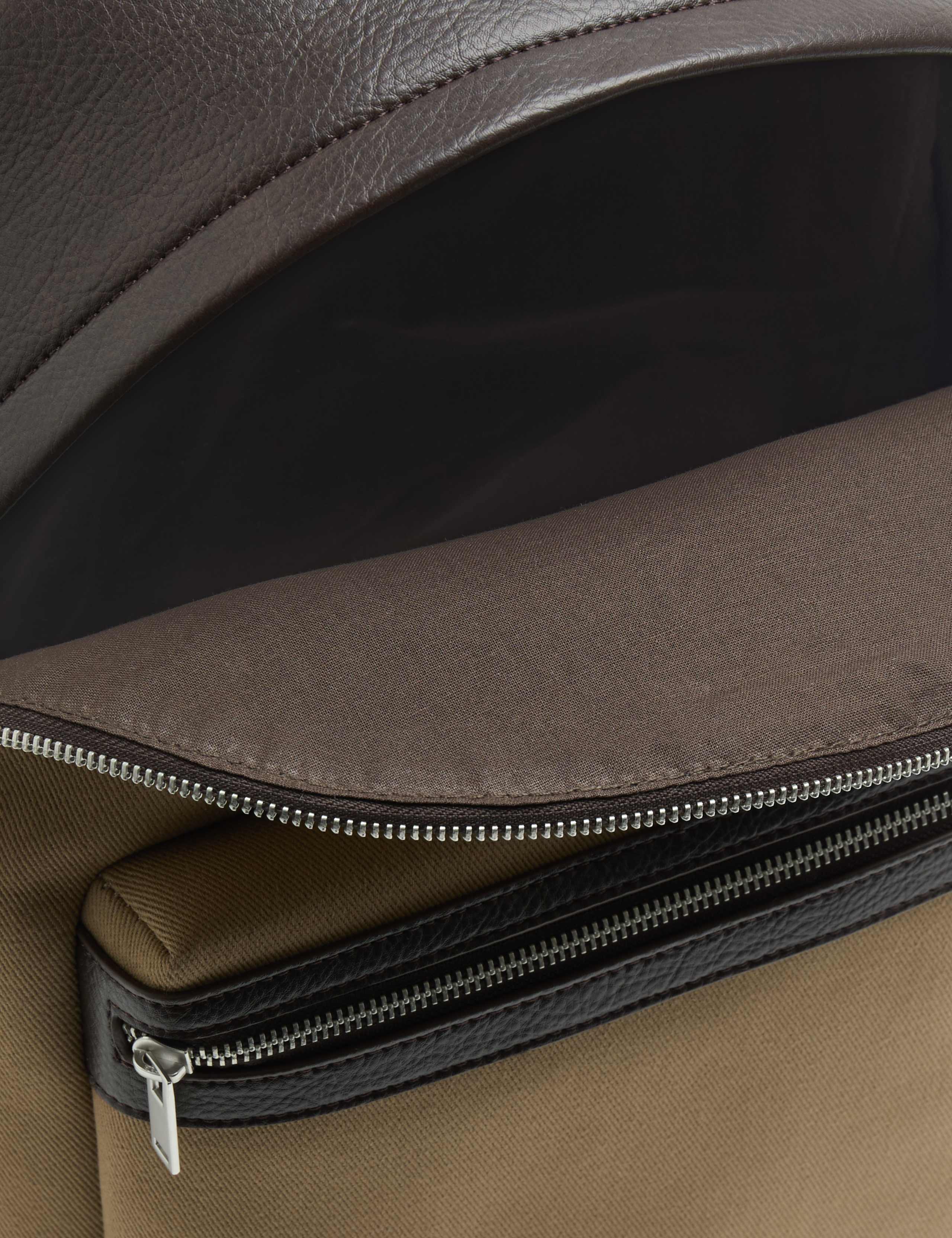 Textured Twill Mix Backpack 4 of 4