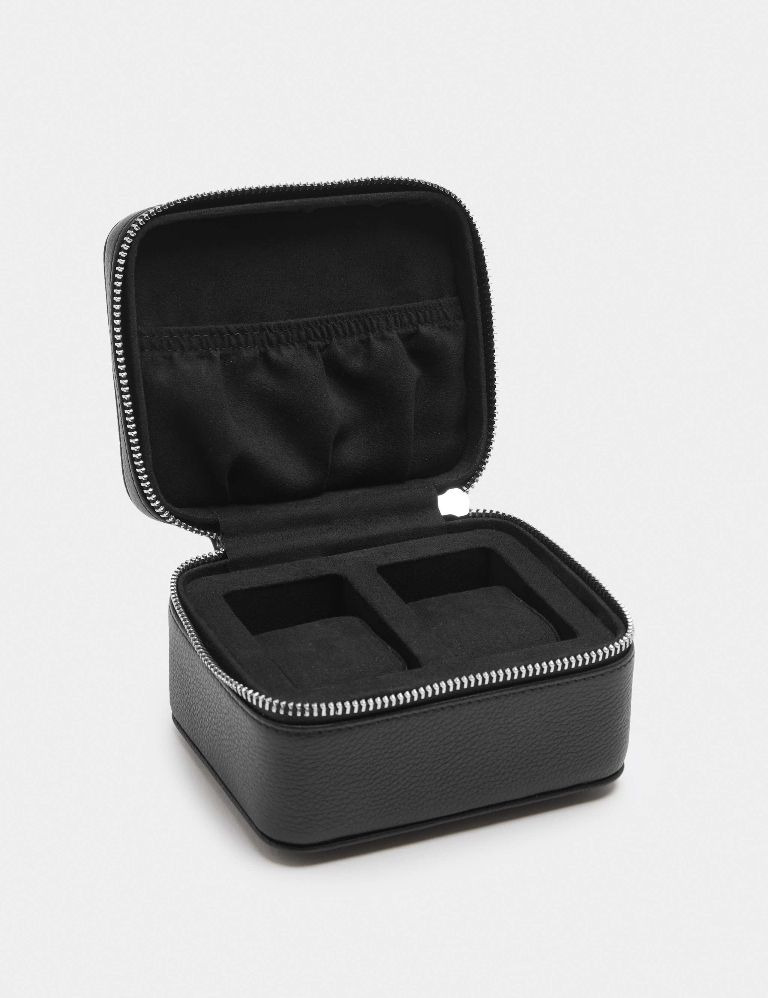 Leather Zip Double Watch Box 2 of 3
