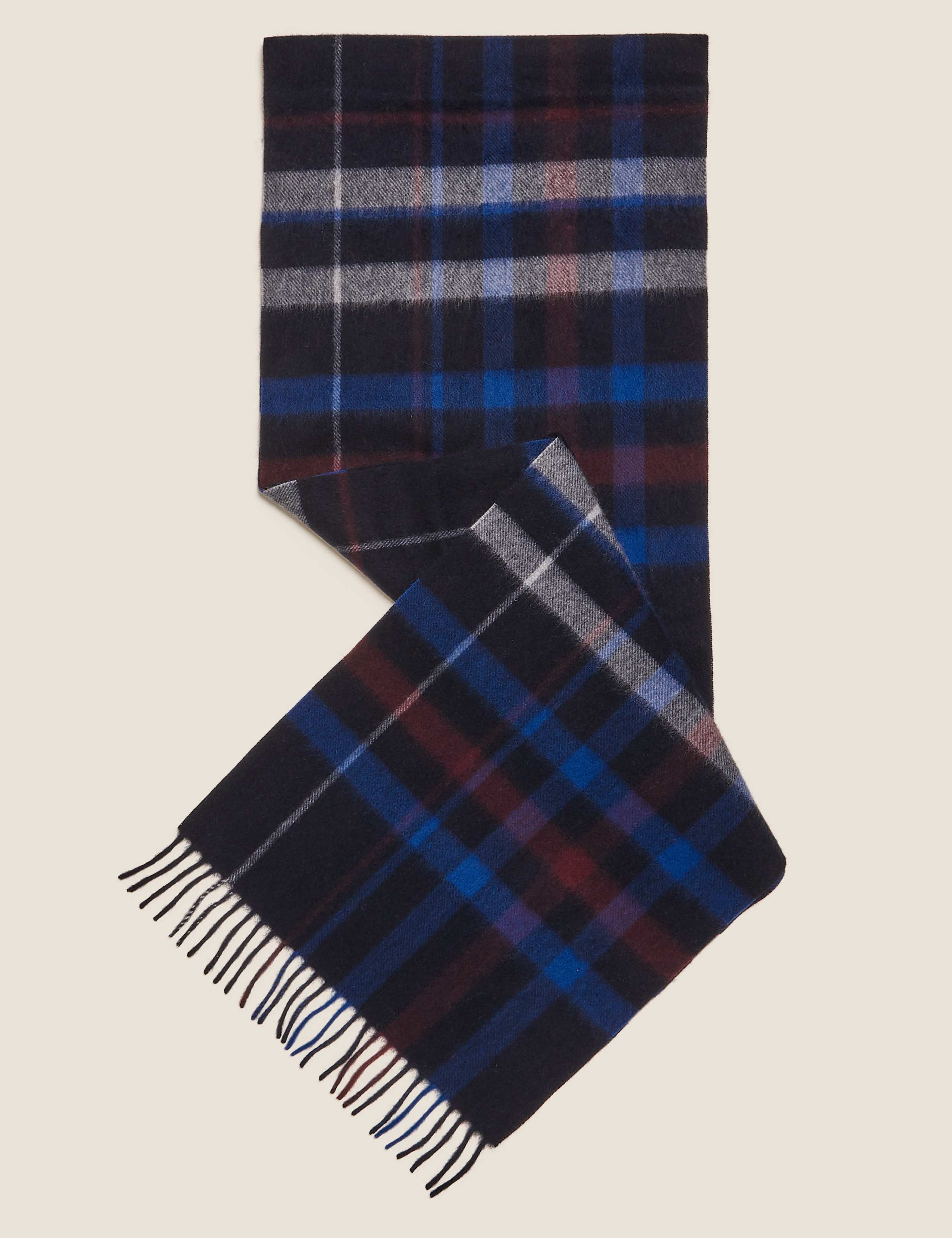 Merino Checked Scarf 2 of 3