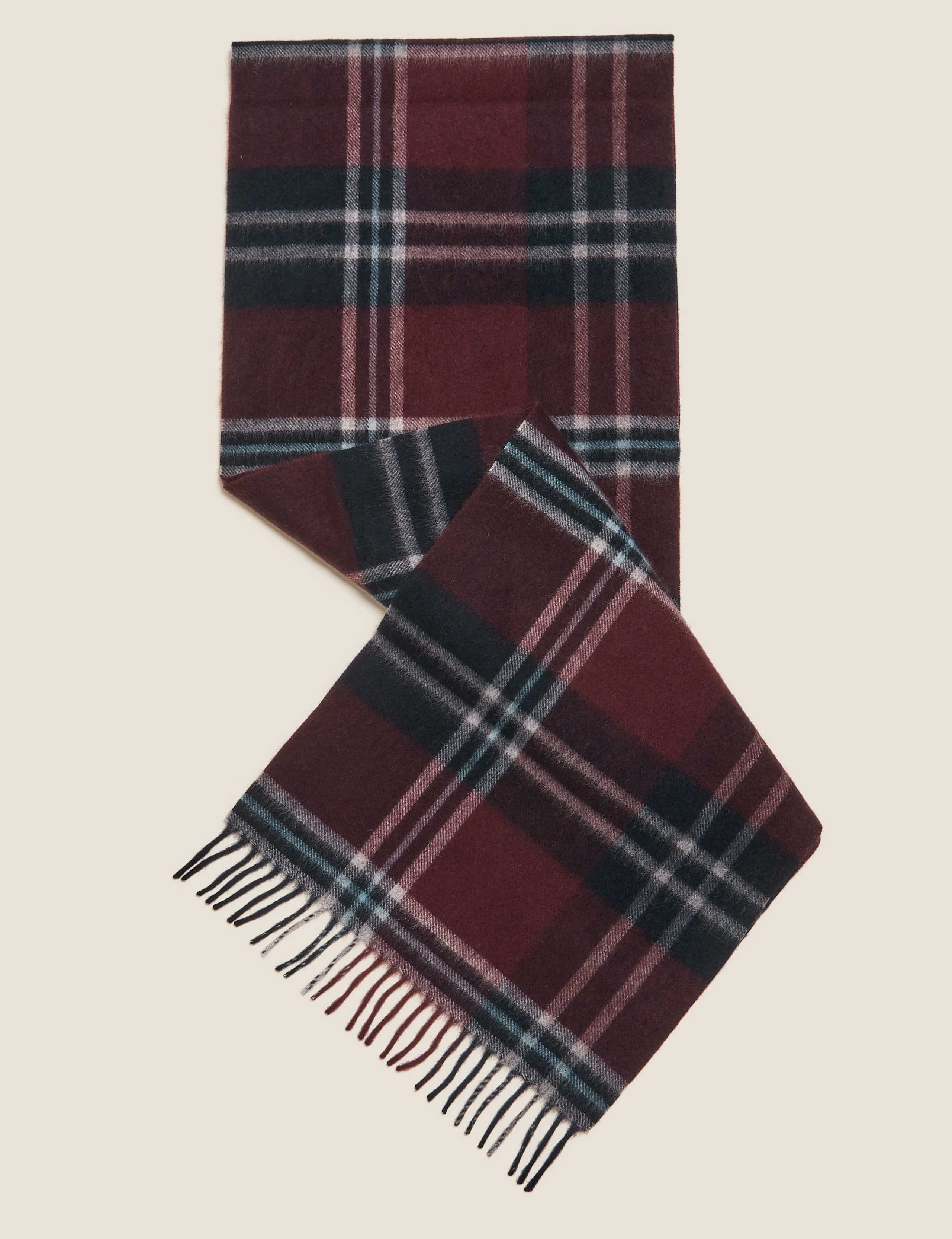 Merino Checked Scarf 2 of 3