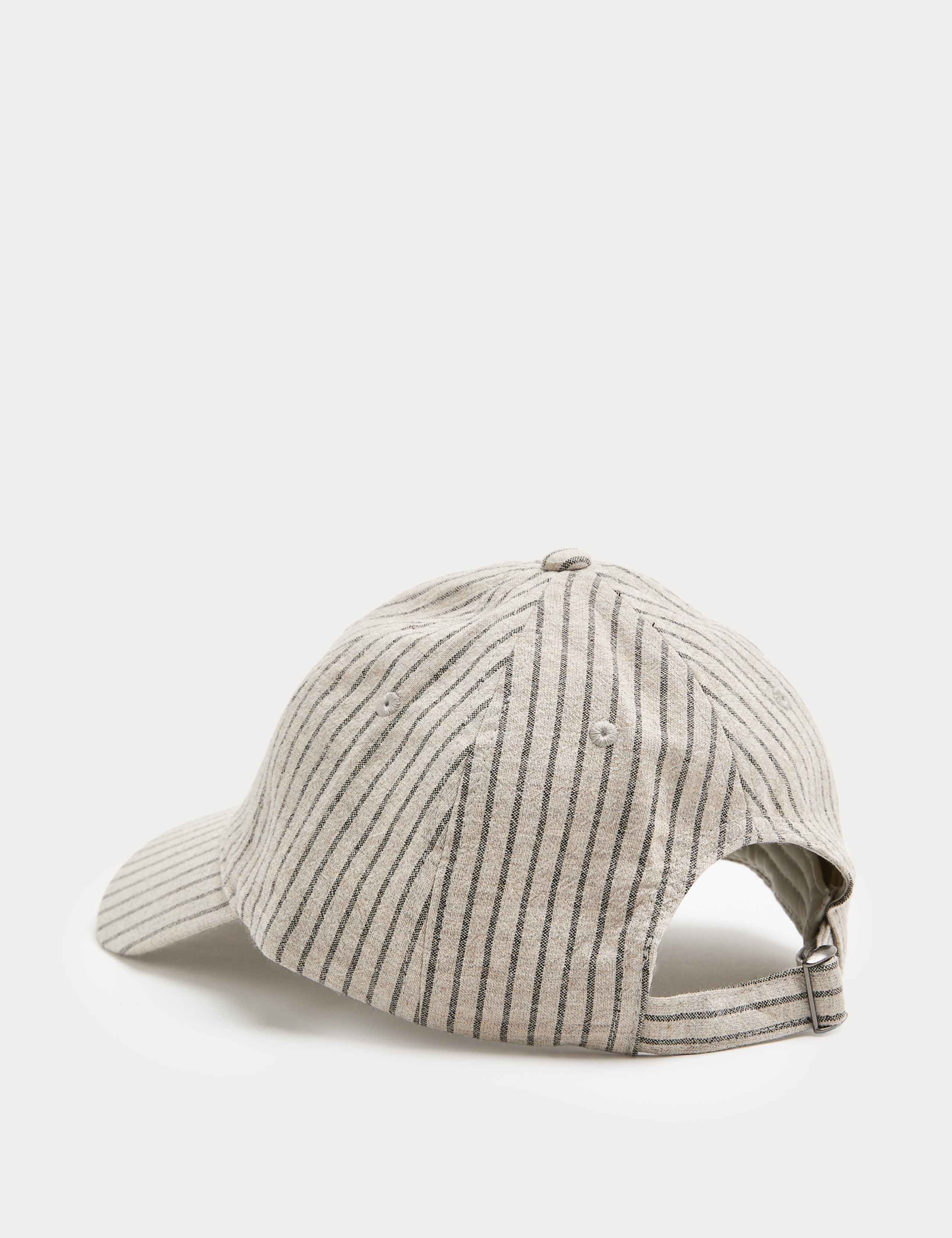 Pure Cotton Striped Textured Baseball Cap 2 of 3
