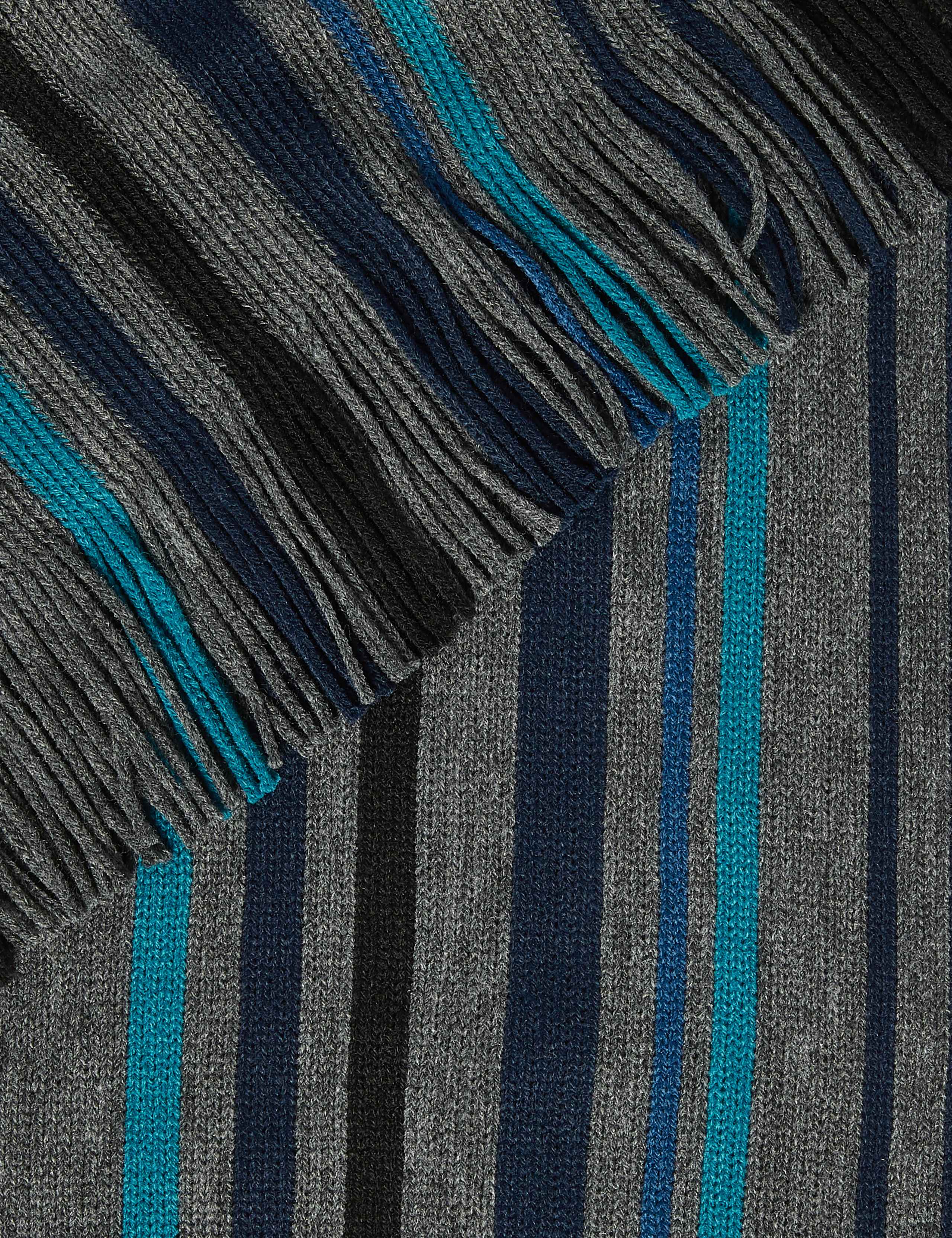 Striped Knitted Scarf 3 of 4