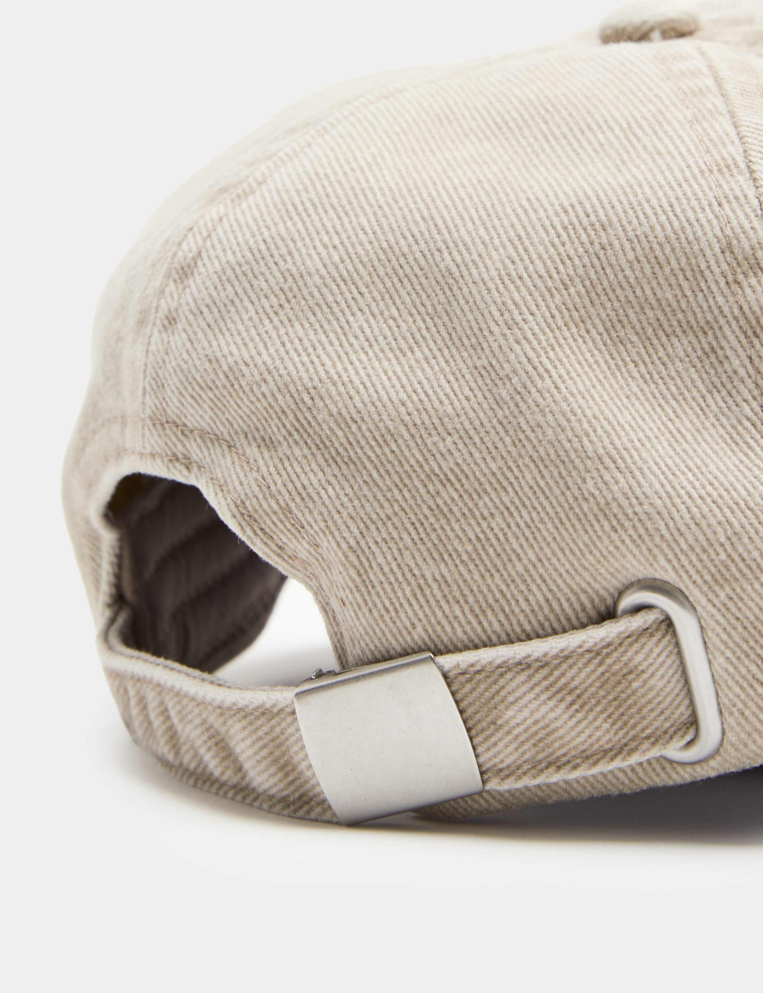 Washed Pure Cotton Baseball Cap 2 of 2