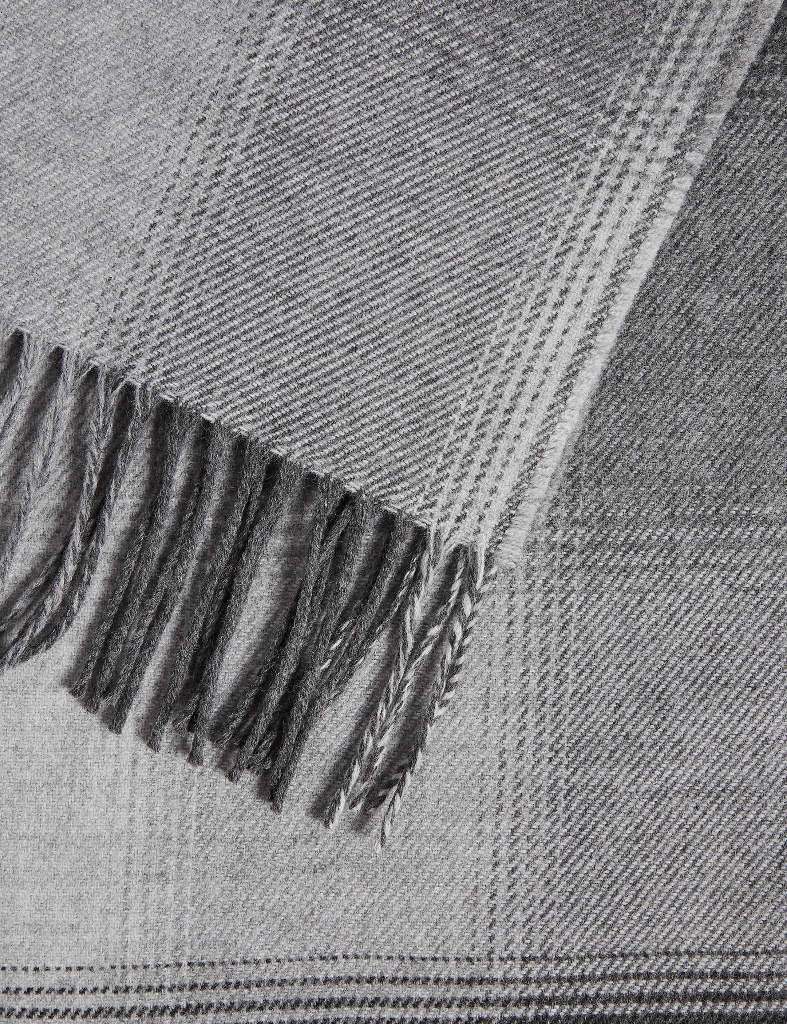 Ombre Checked Woven Scarf 3 of 3