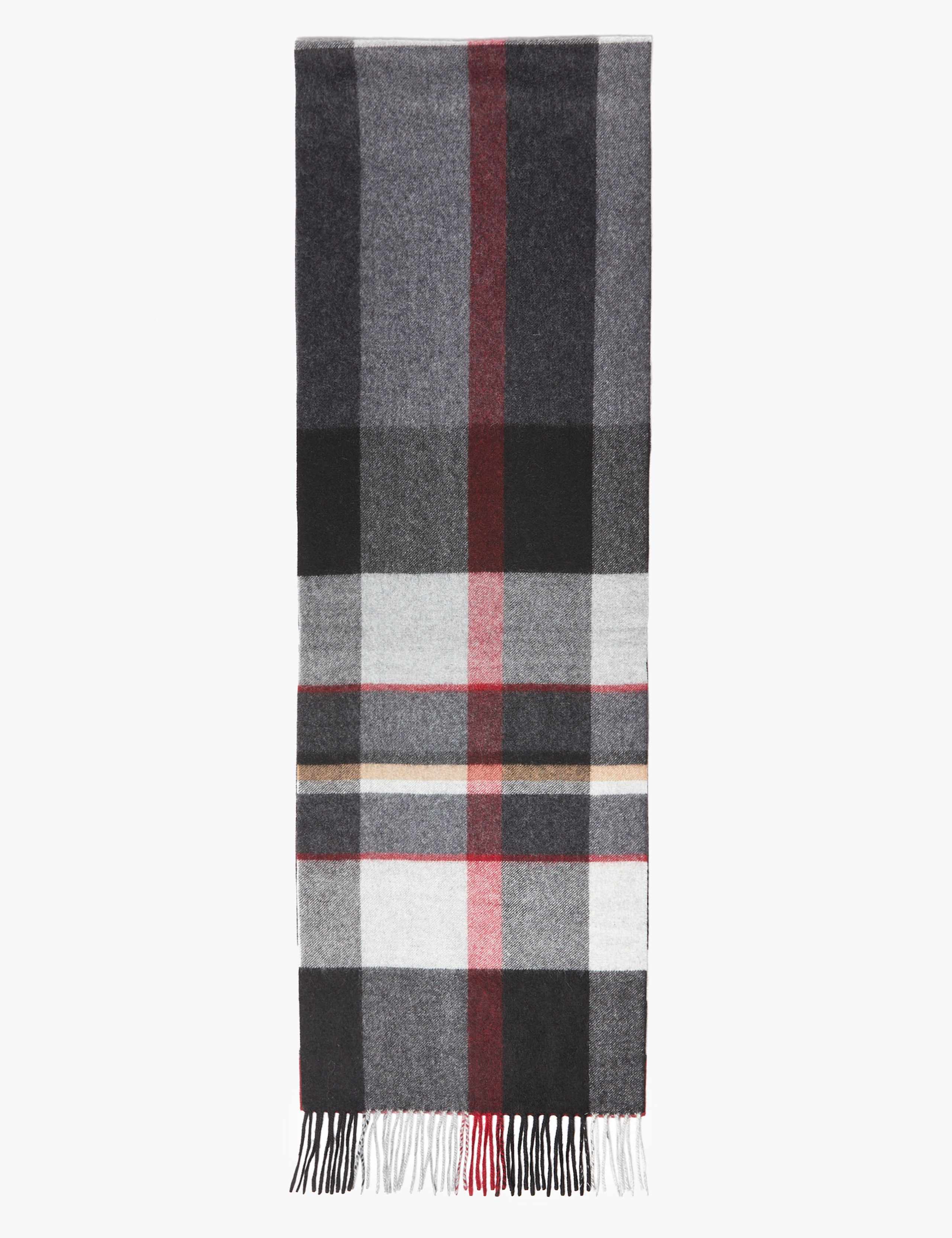 Cashmere Checked Scarf 3 of 4