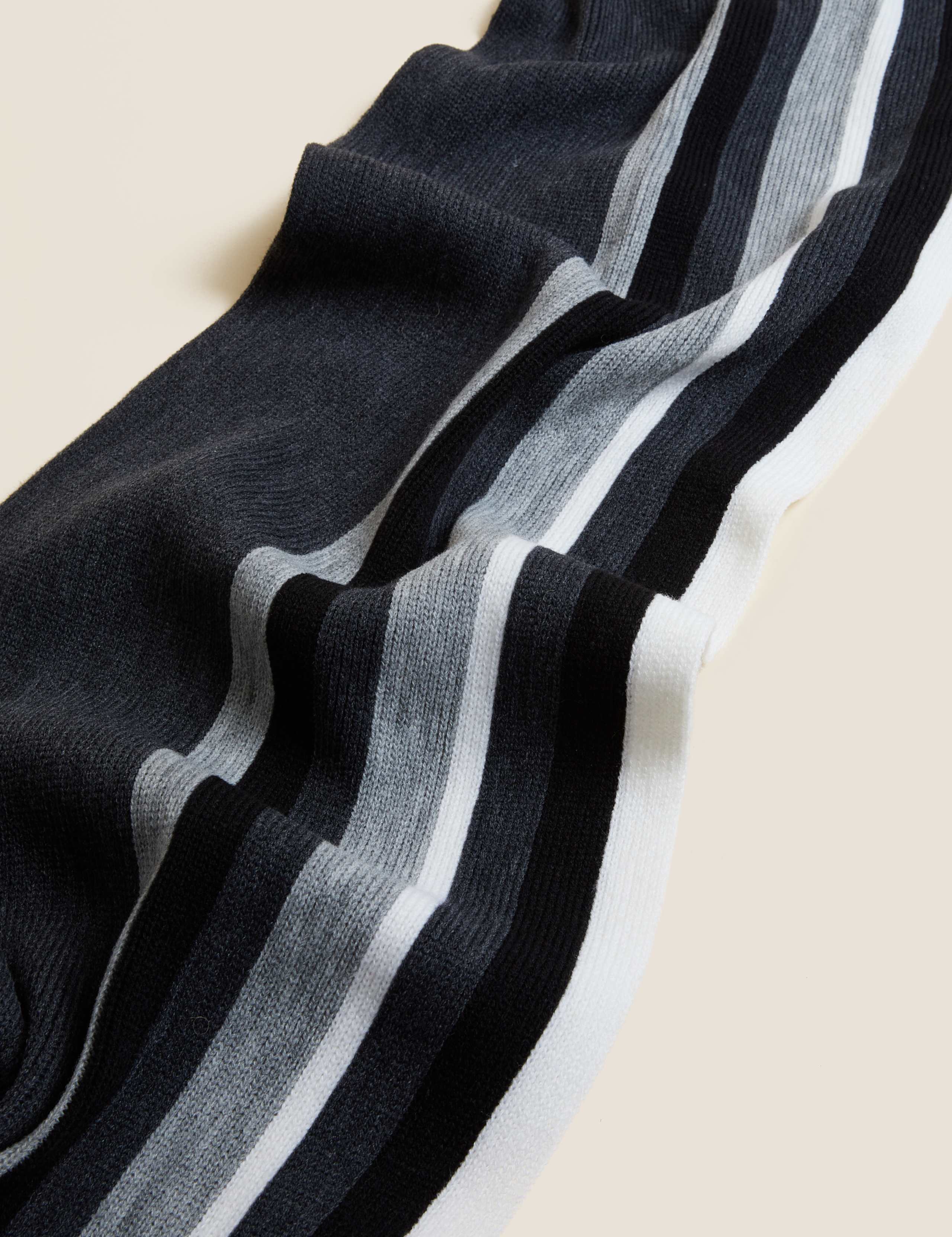 Striped Knitted Scarf 2 of 2