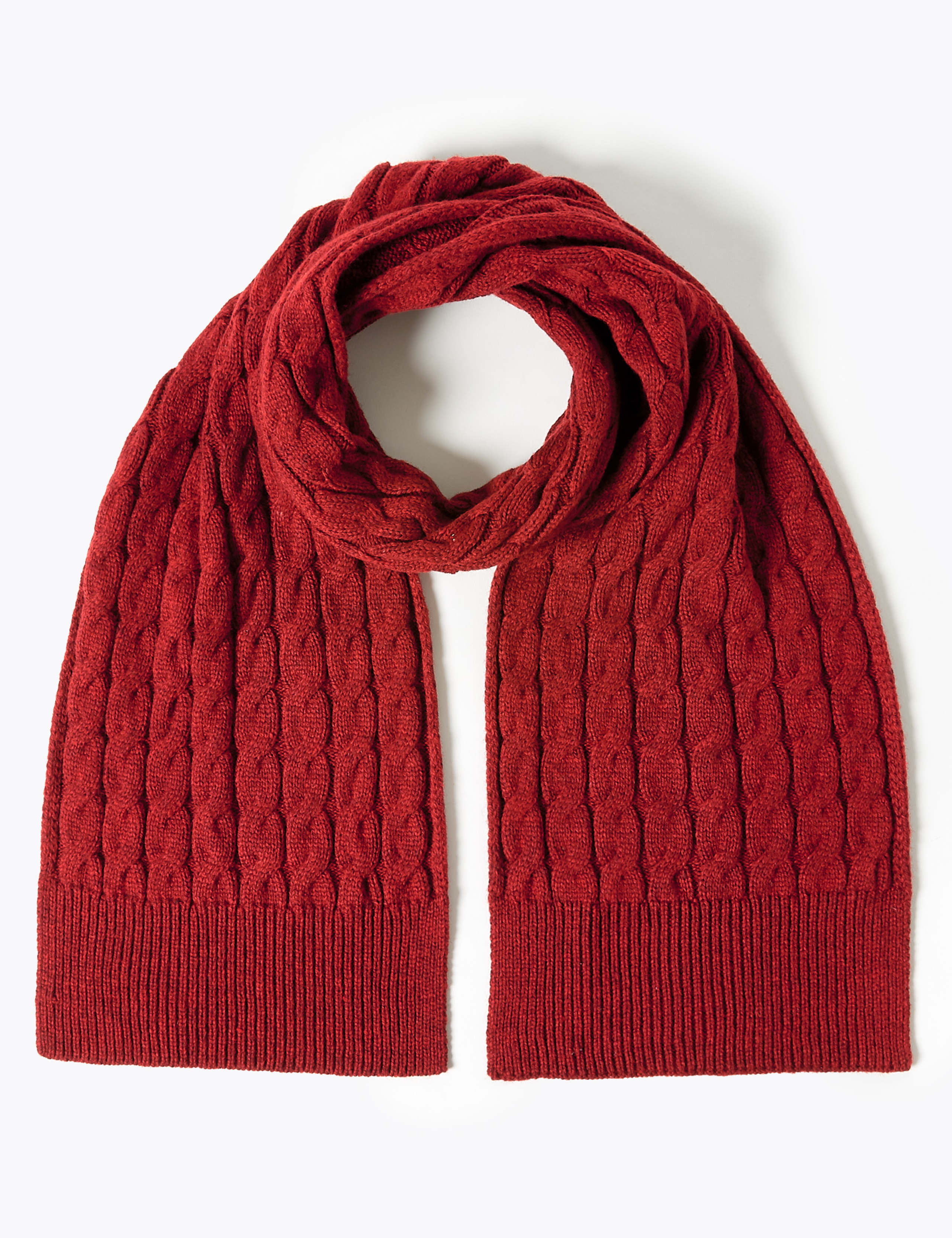 Cable Knit Scarf 1 of 4