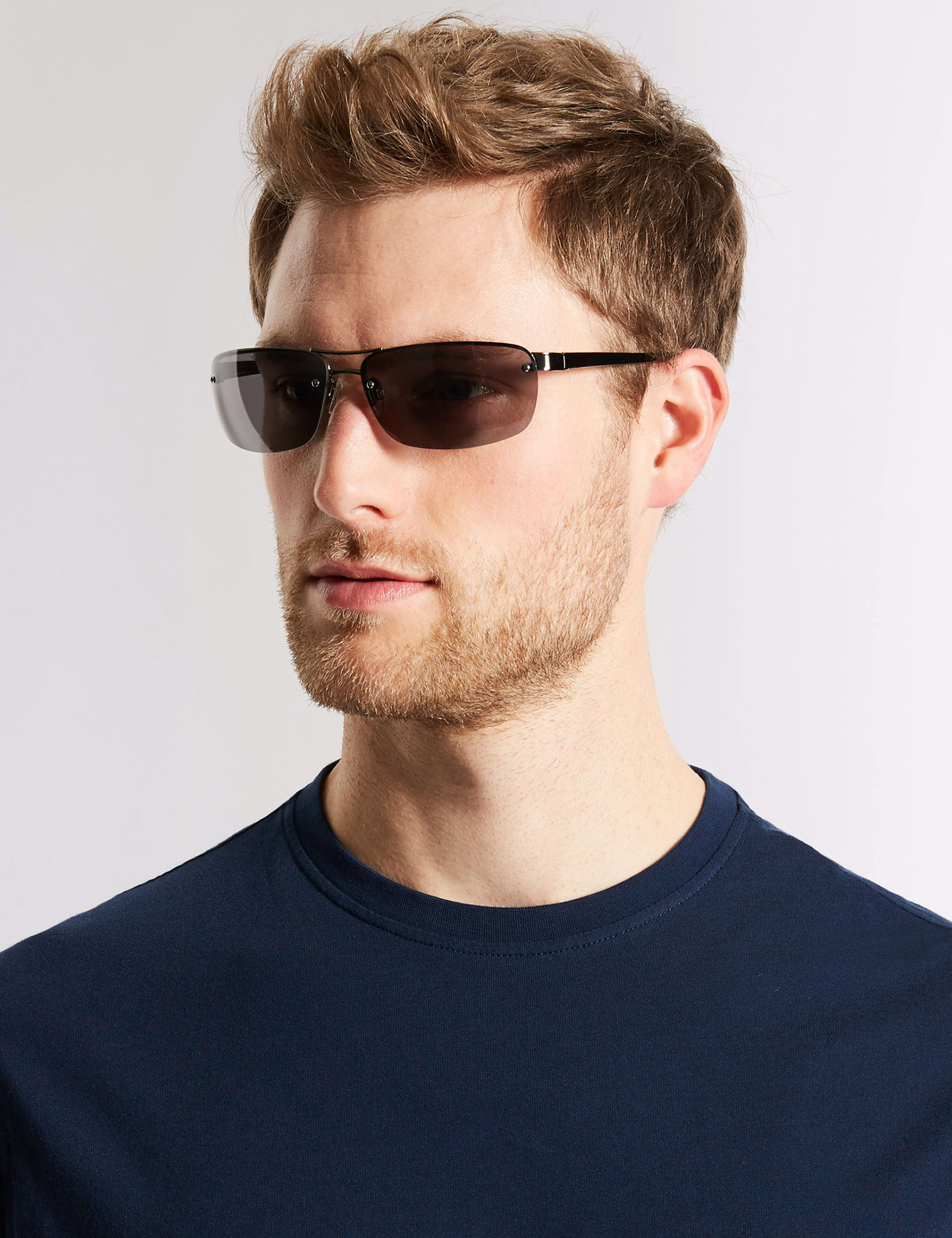 Semi Rimless Sunglasses 2 of 5