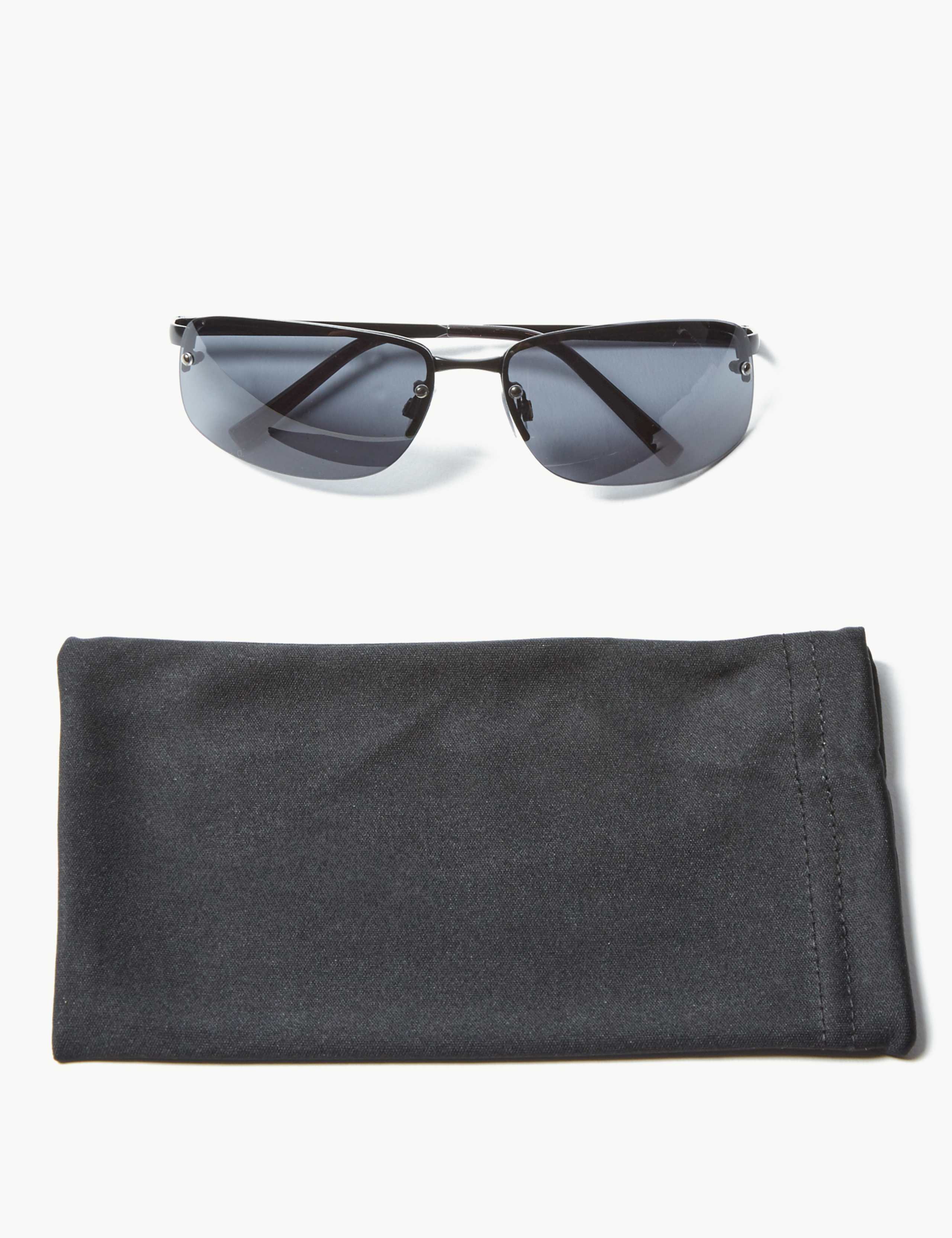 Semi Rimless Sunglasses 5 of 5