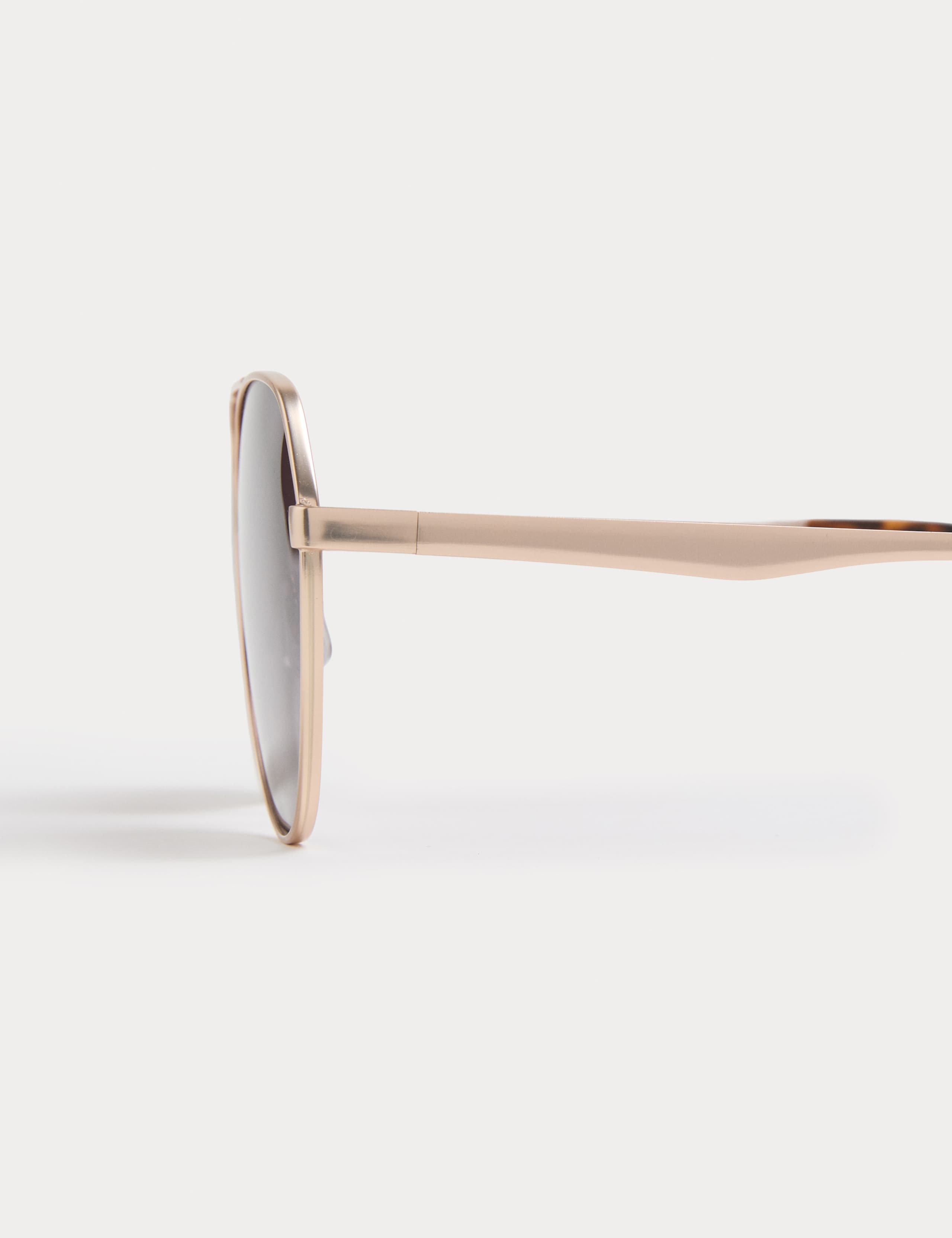Metal Aviator Polarised Sunglasses 2 of 2