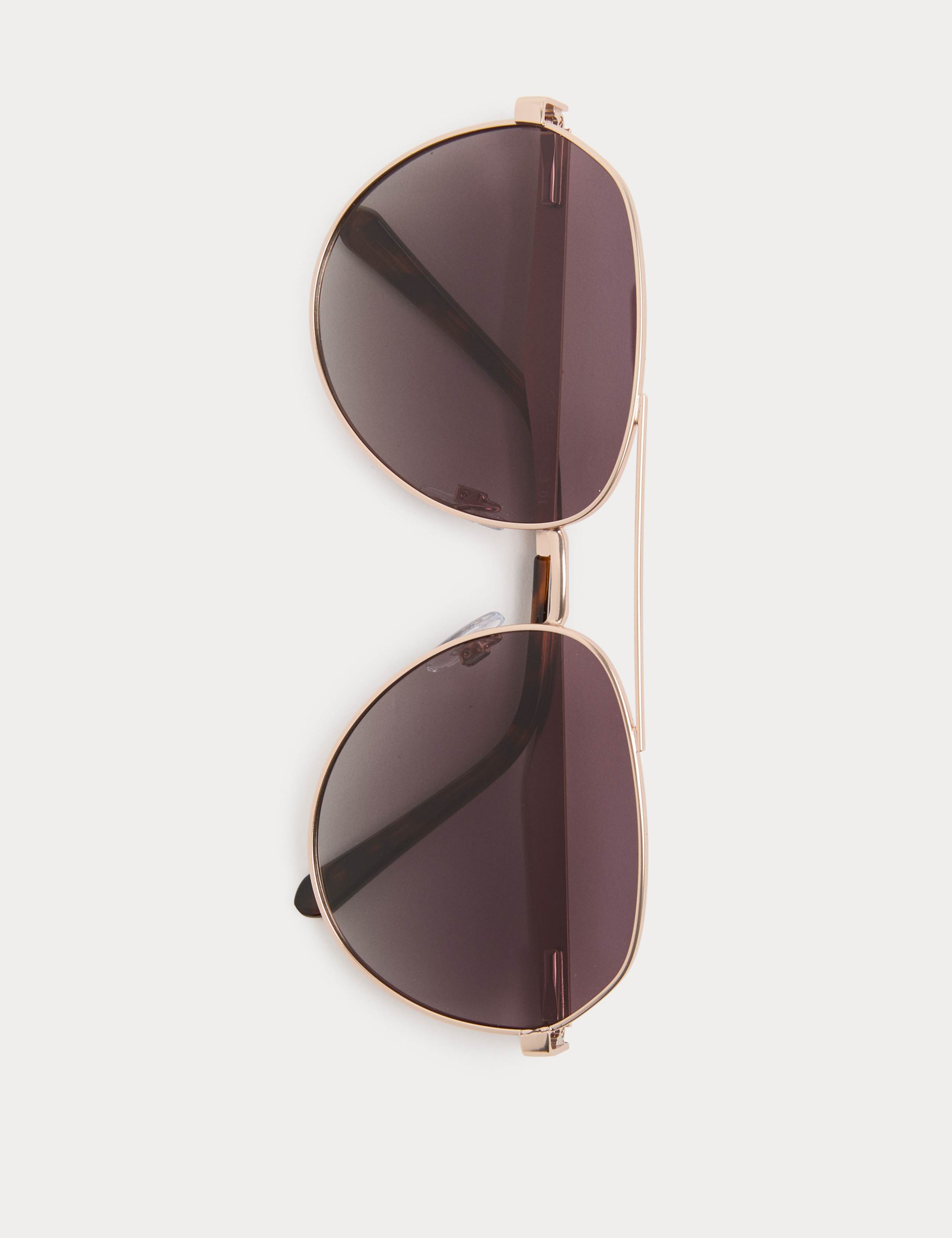 Metal Aviator Polarised Sunglasses 1 of 2