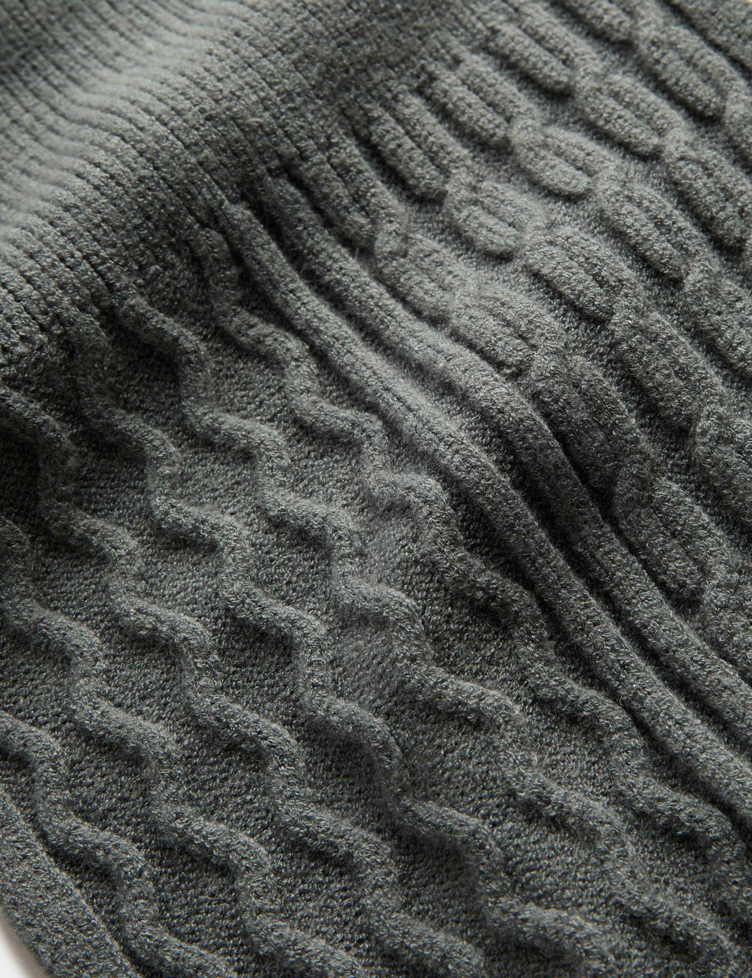 Knitted Cable Scarf 2 of 2