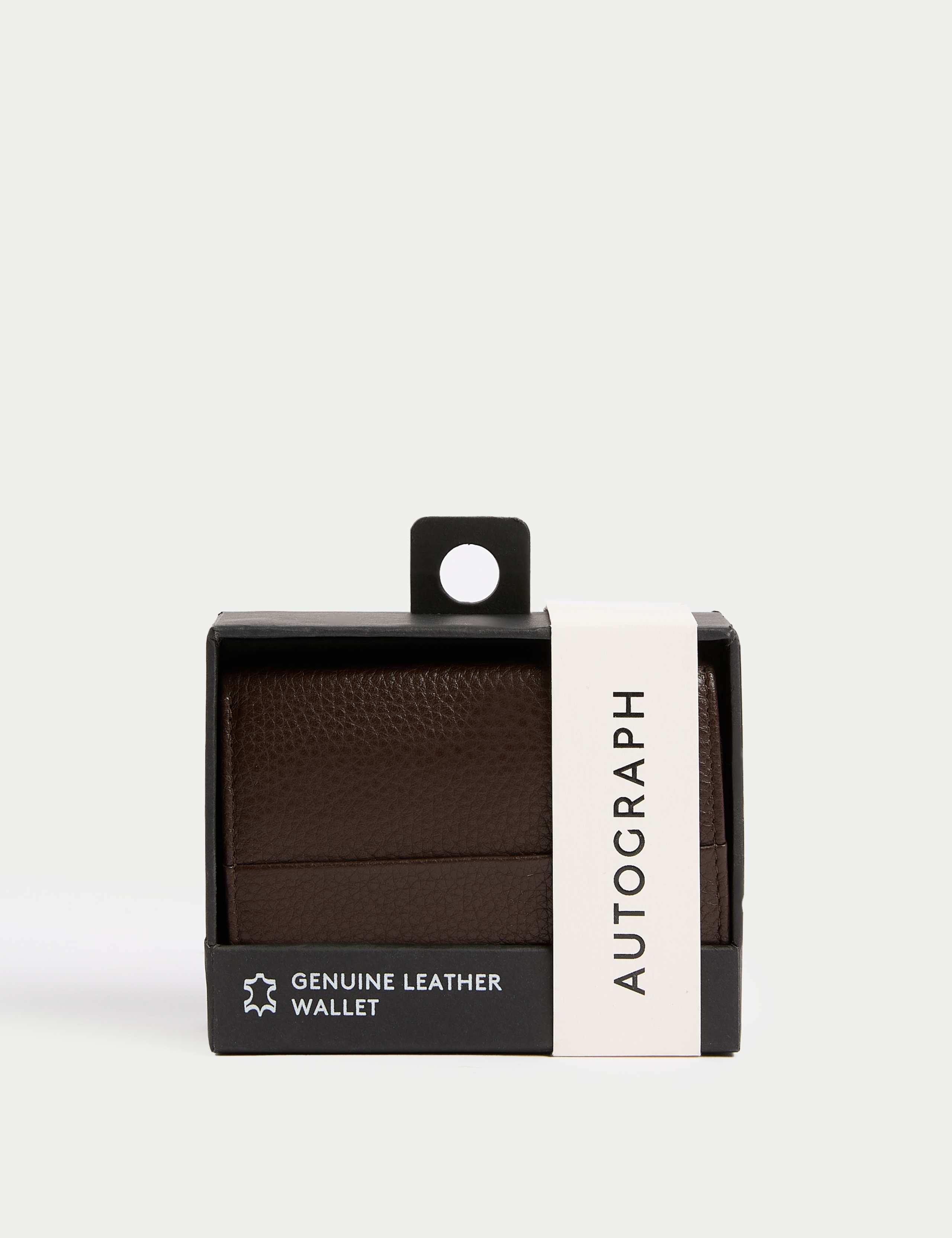 Leather Pebble Grain Tri-Fold Wallet 4 of 4
