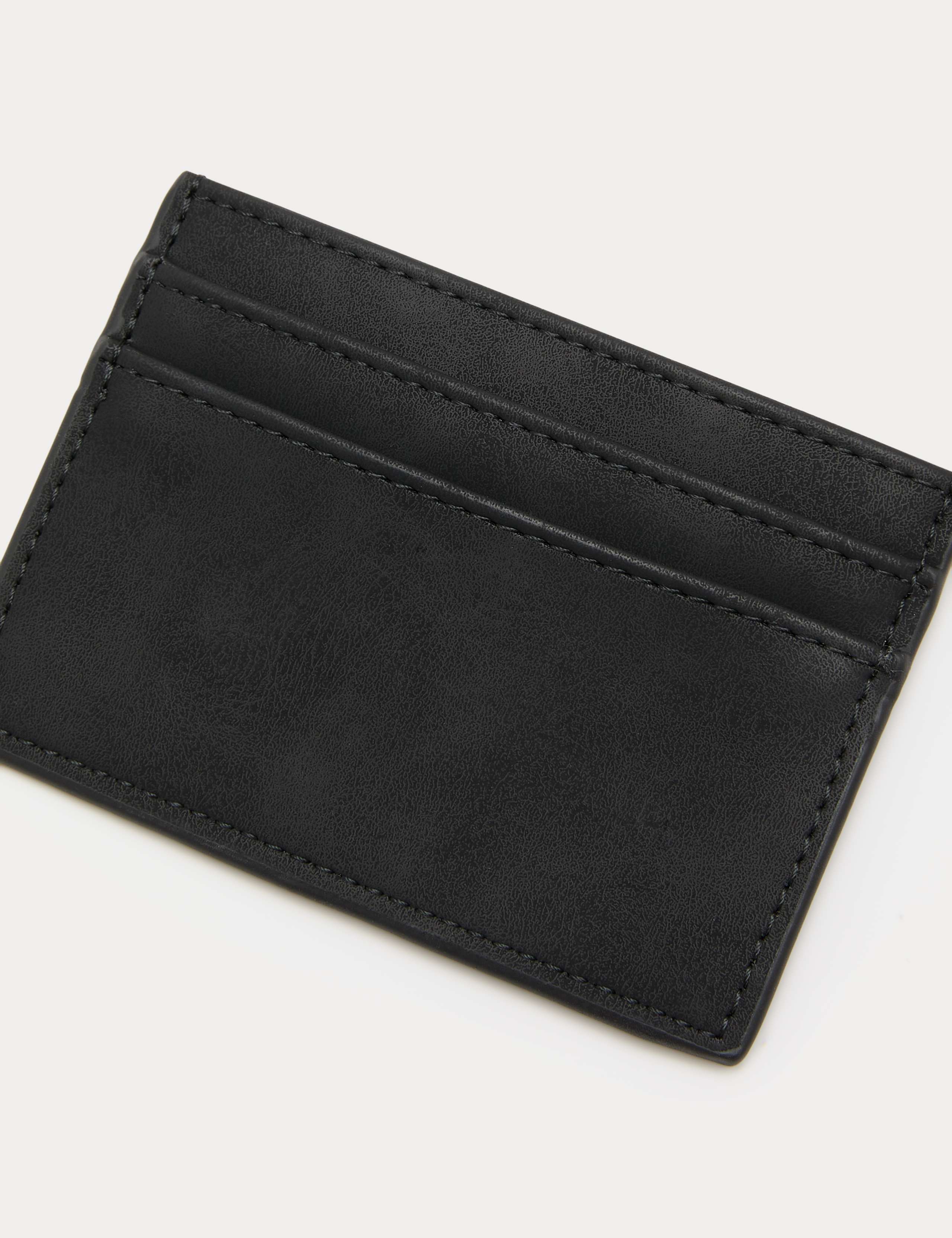 Textured Faux Leather Card Holder 2 of 2