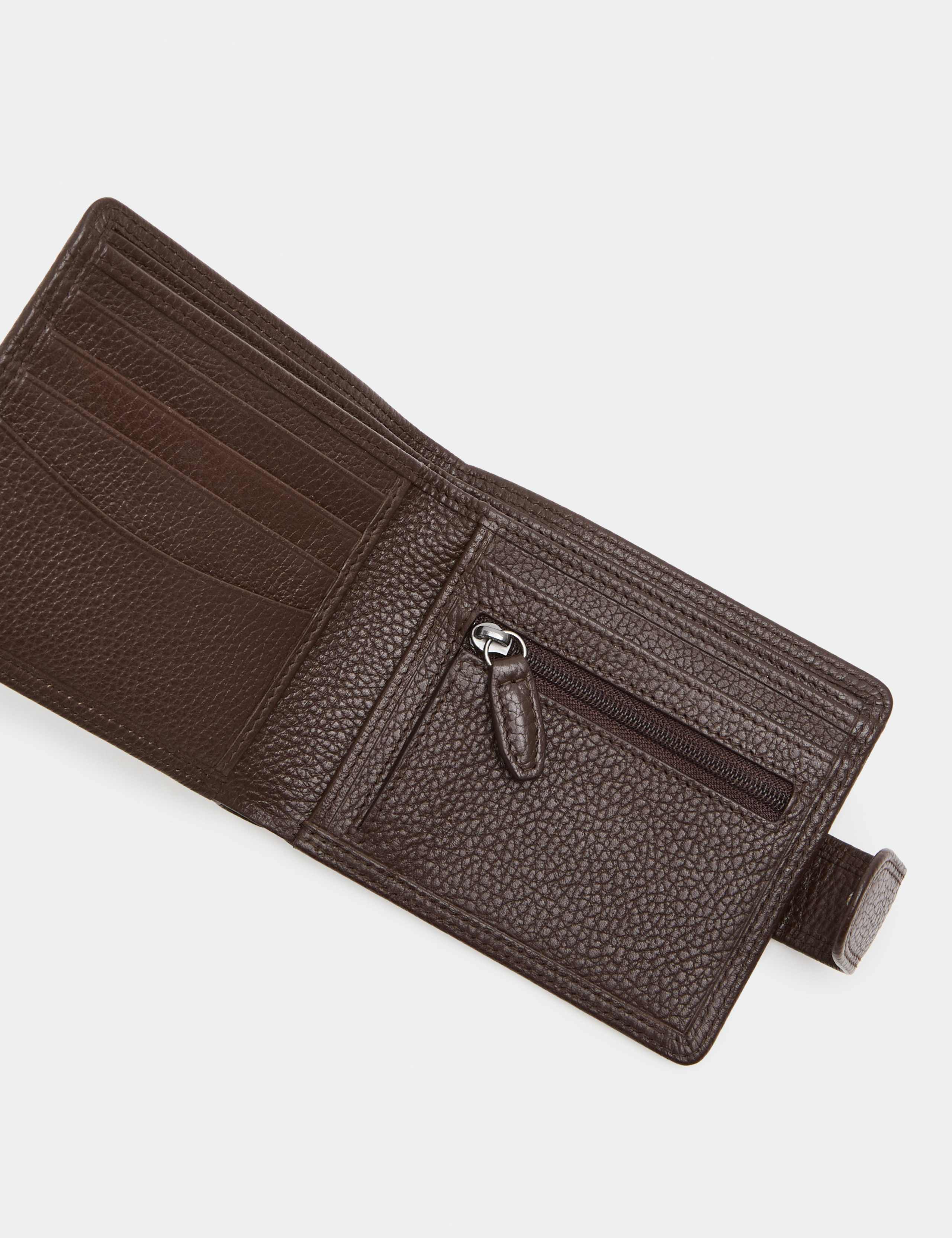 Leather Pebble Grain Bifold Wallet 2 of 2