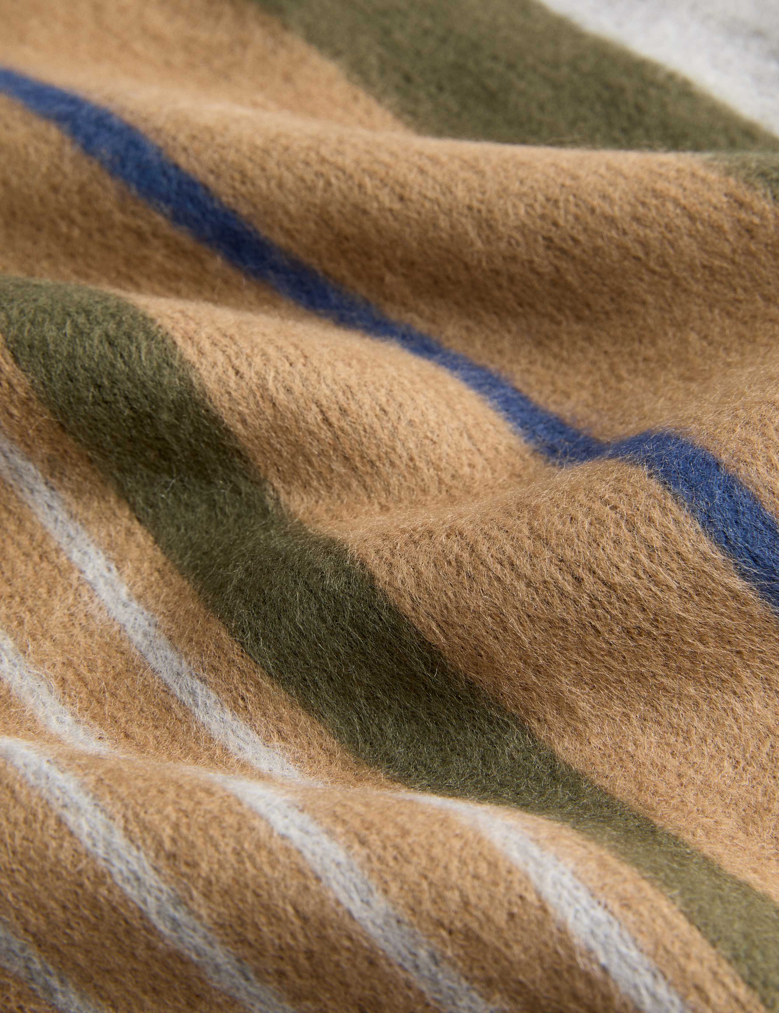 Striped Brushed Scarf 2 of 2