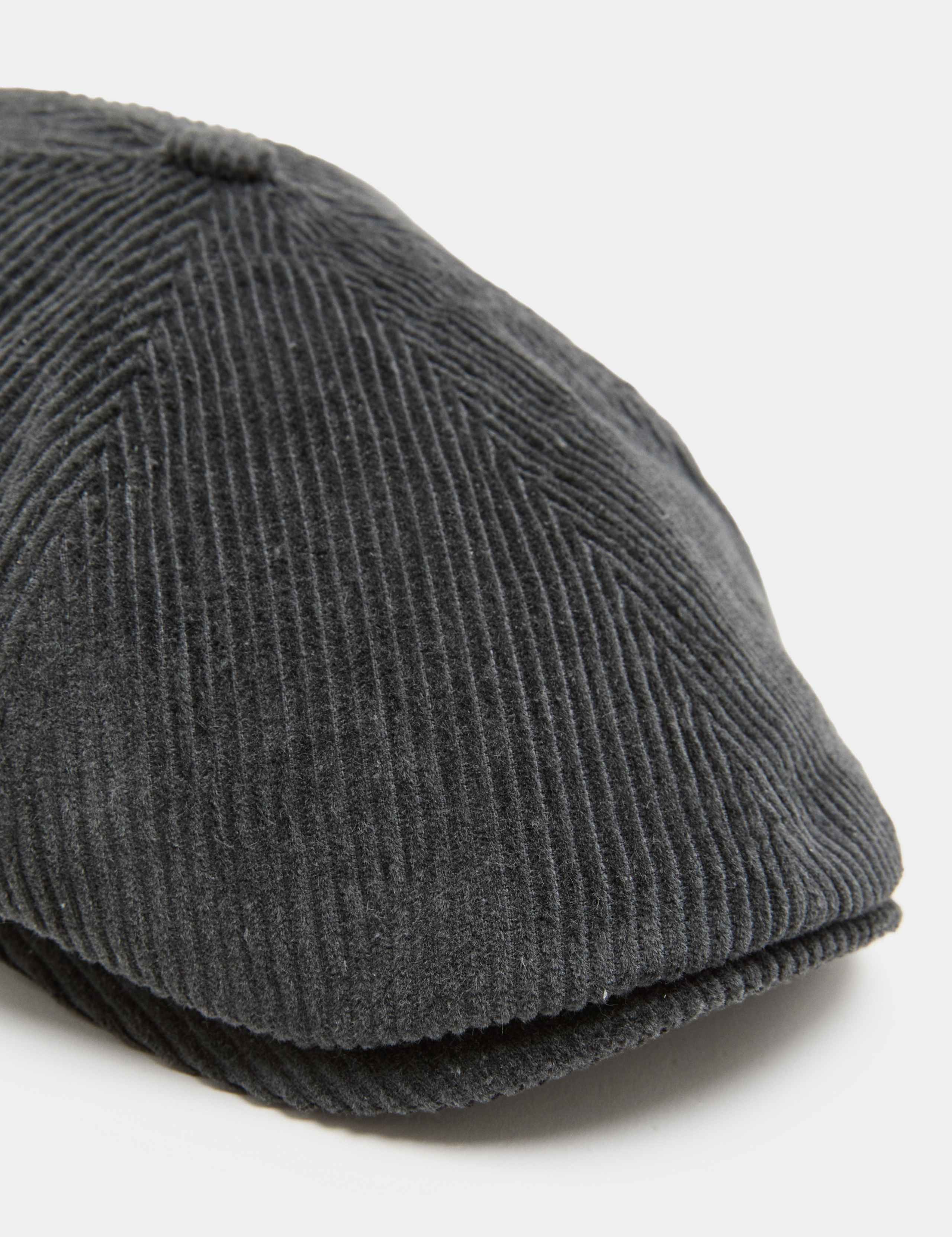 Pure Cotton Corduroy Flat Cap 2 of 2