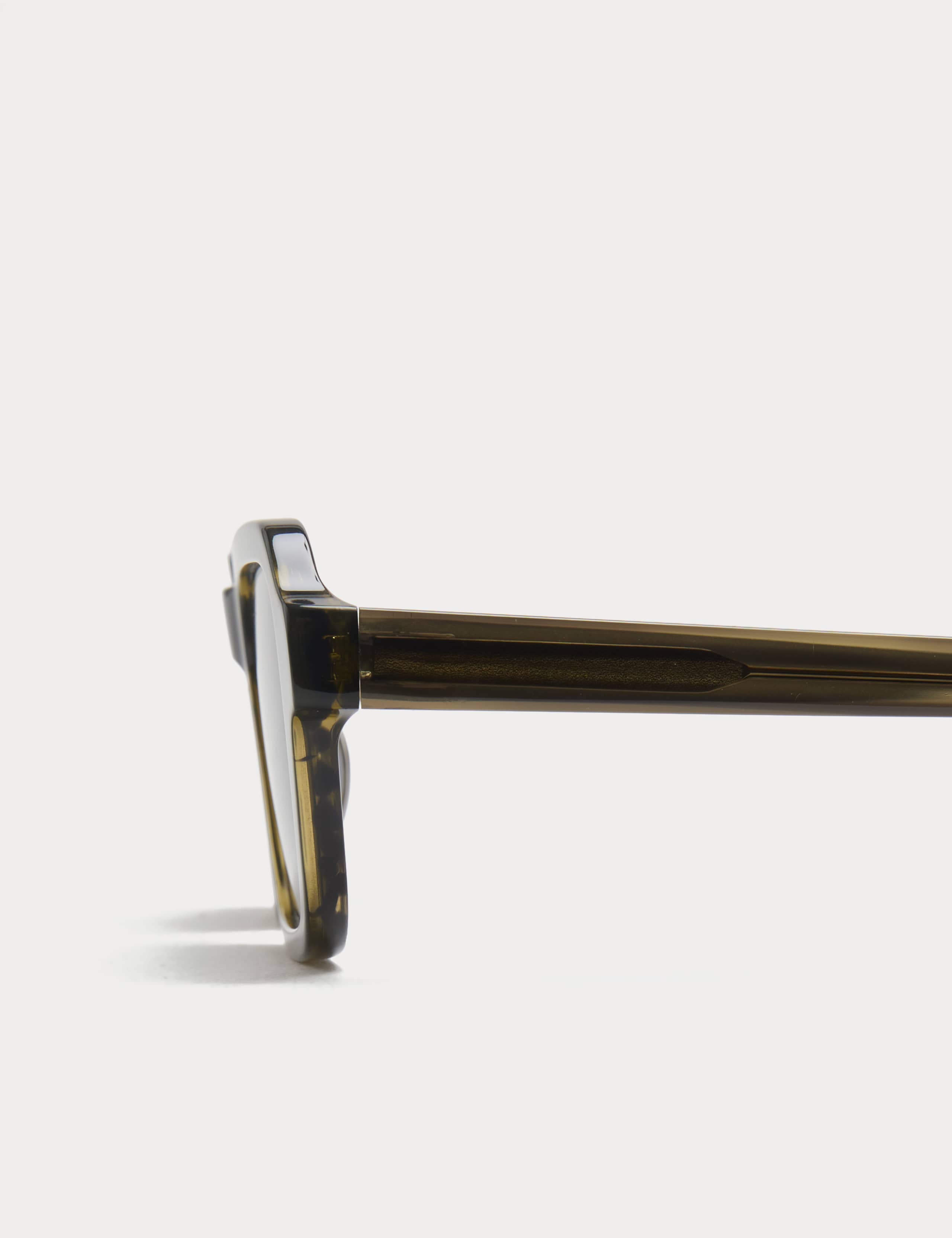 Chunky Square Frame Polarised Sunglasses 2 of 2