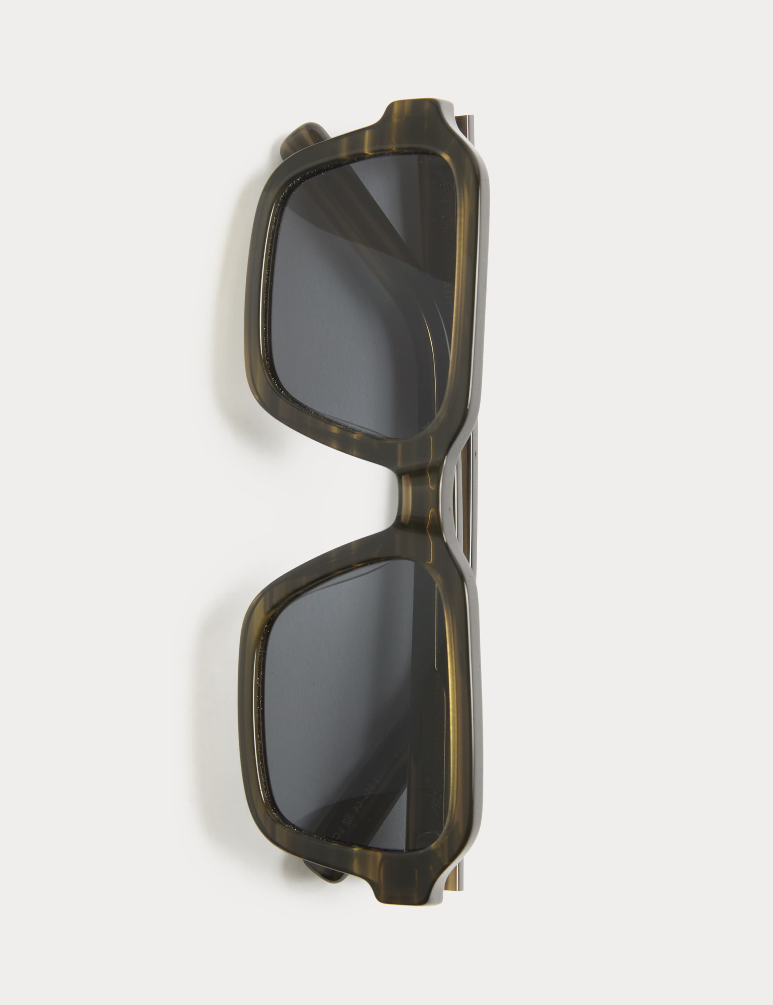 Chunky Square Frame Polarised Sunglasses 1 of 2