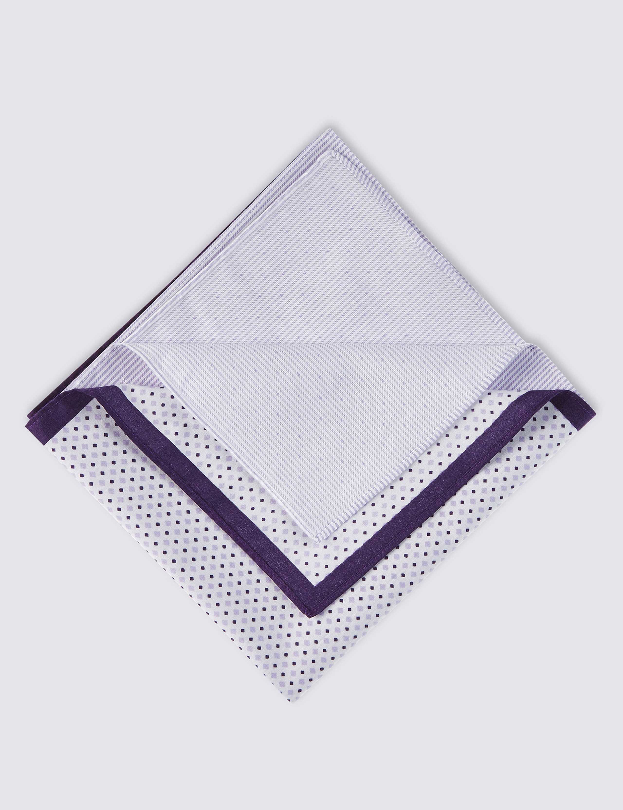 5 Pack Pure Cotton Handkerchiefs with Sanitized Finish® 2 of 2