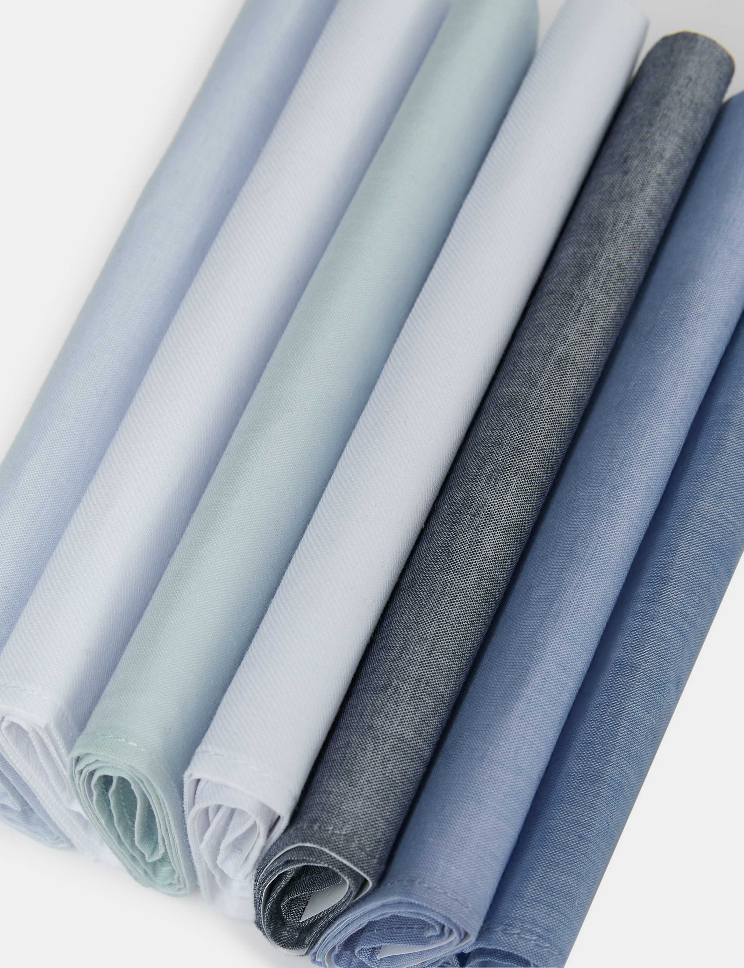 7pk Antibacterial Pure Cotton Handkerchiefs 3 of 4