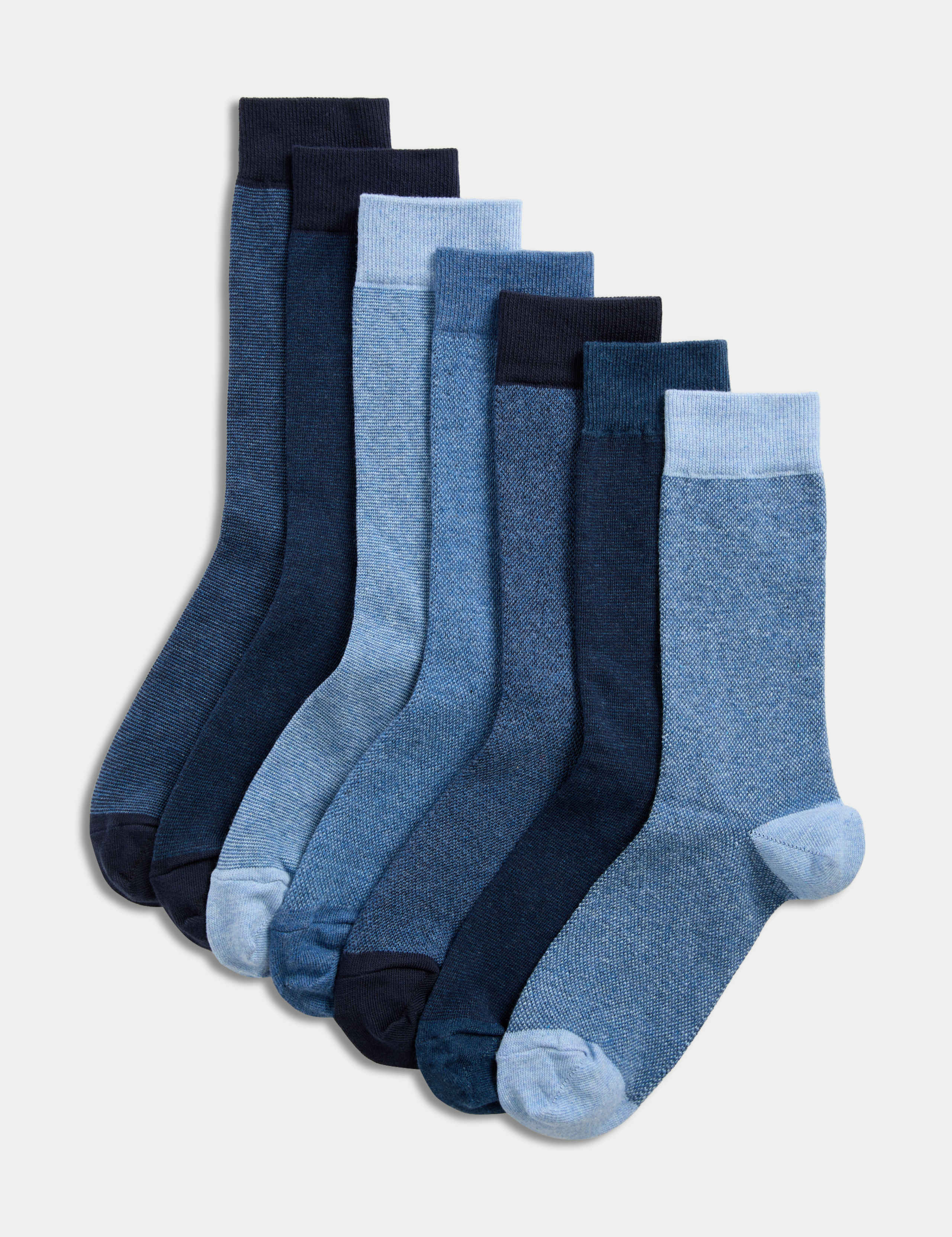 7 Pack Cool & Fresh™ Cotton Rich Socks 1 of 2