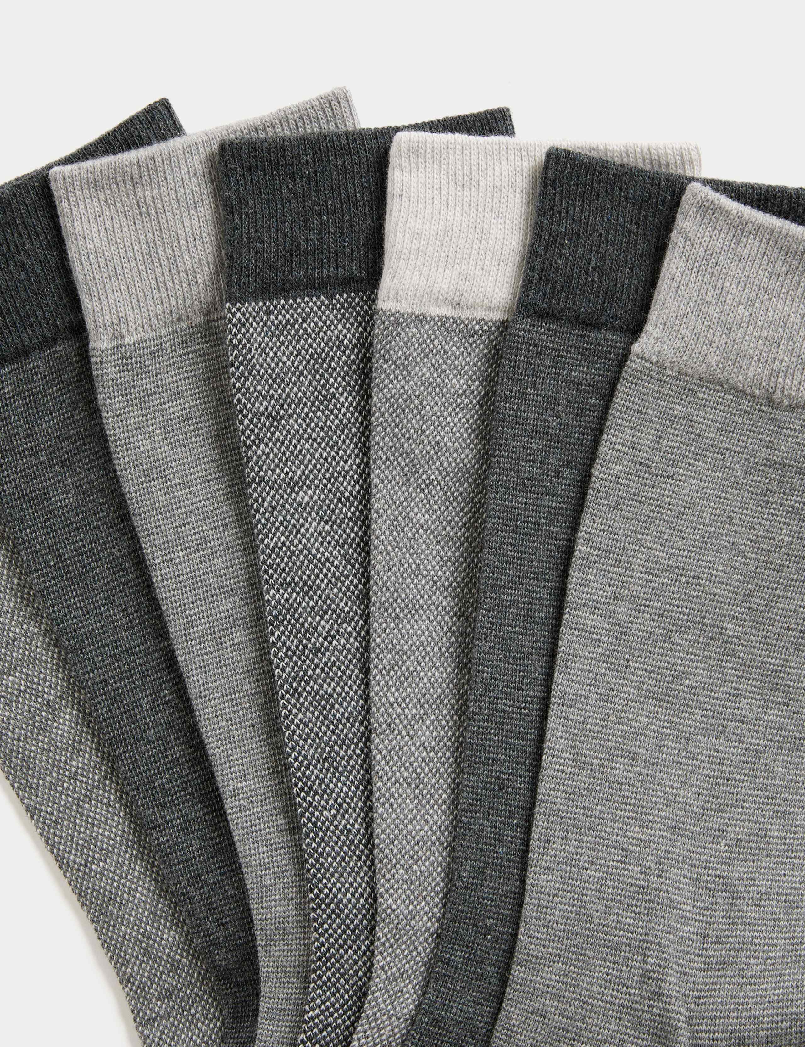 7 Pack Cool & Fresh™ Cotton Rich Socks 2 of 2