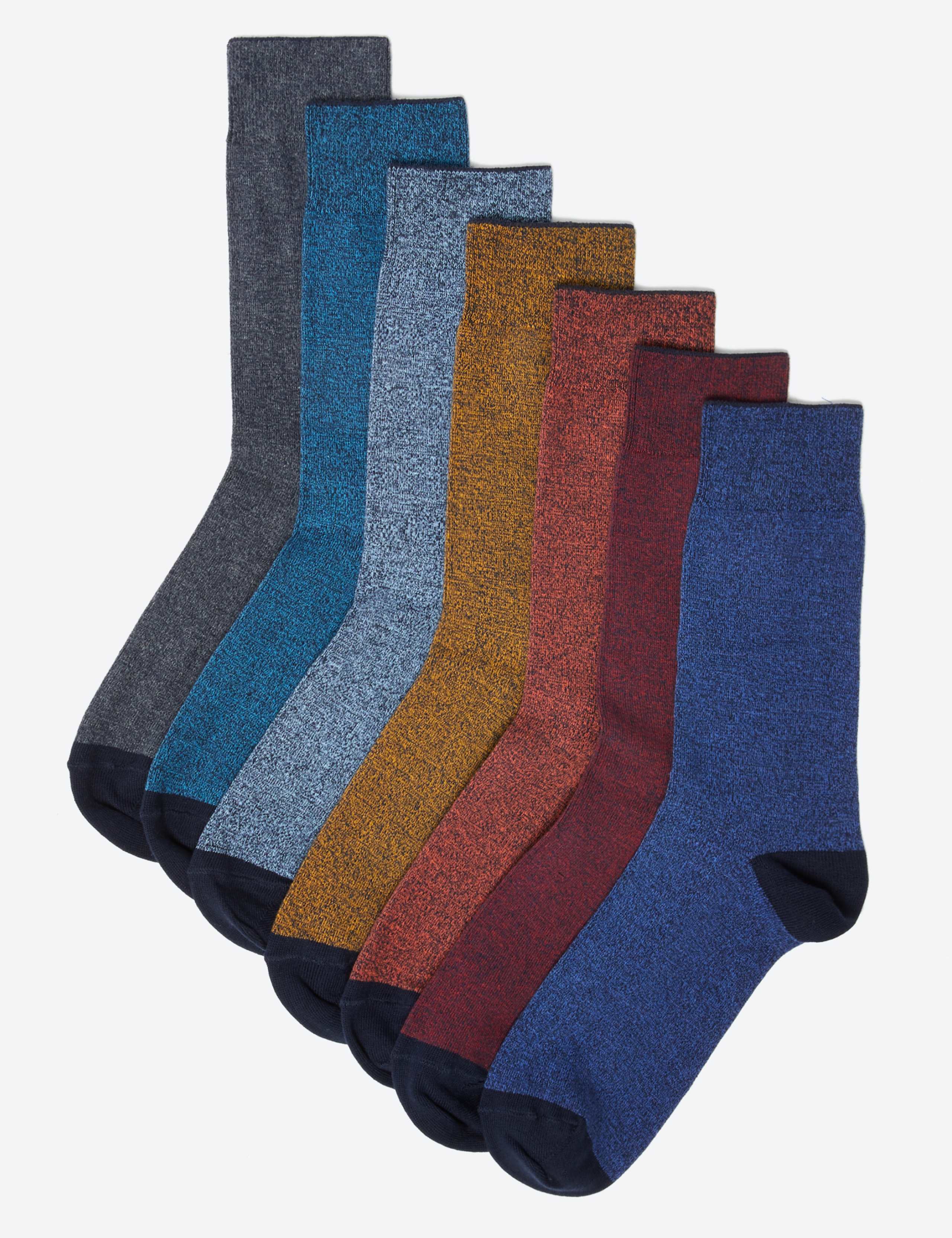 7pk Cotton Rich Cool & Fresh™ Socks 1 of 2