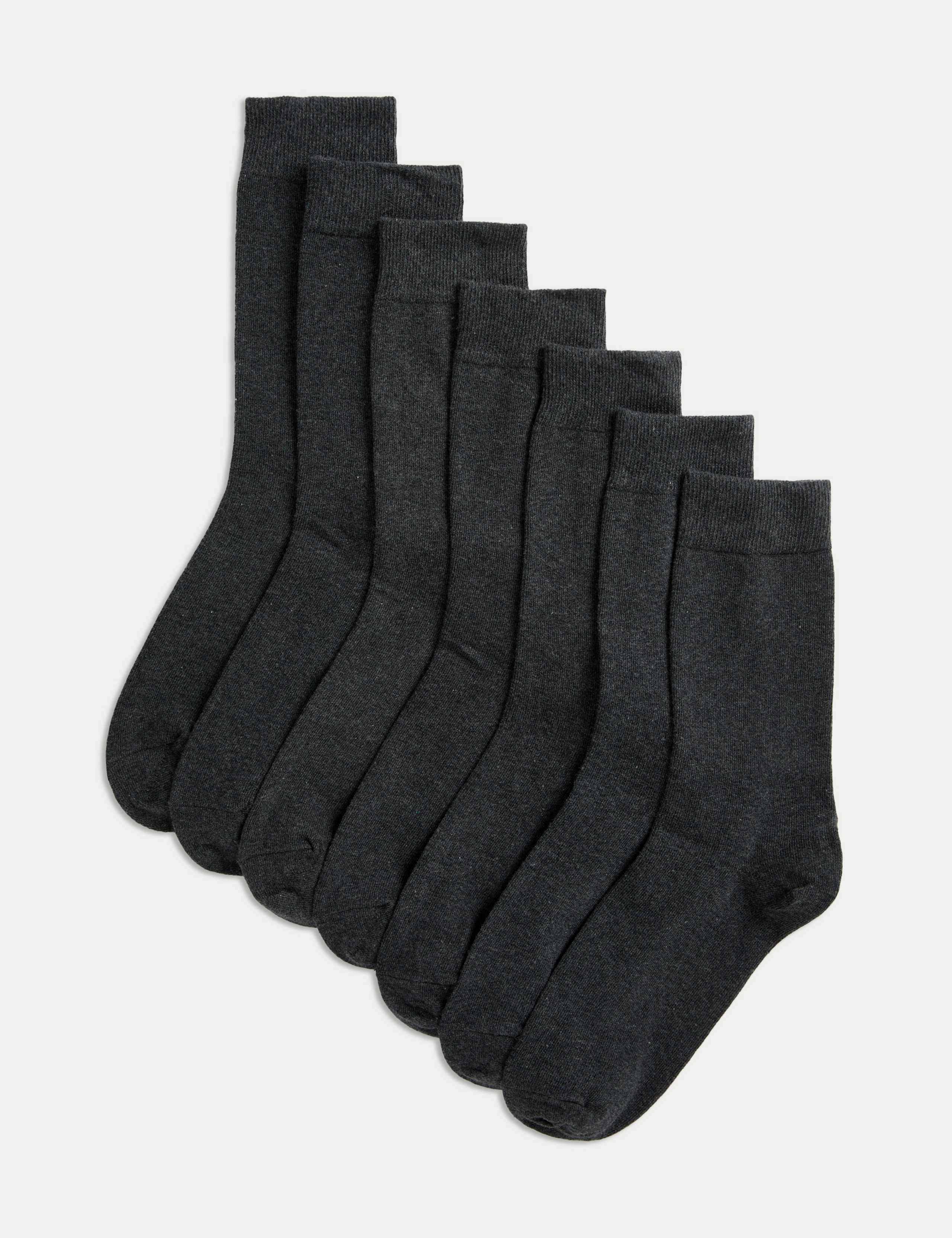 7 Pack Cool & Fresh™ Cotton Rich Socks 1 of 3