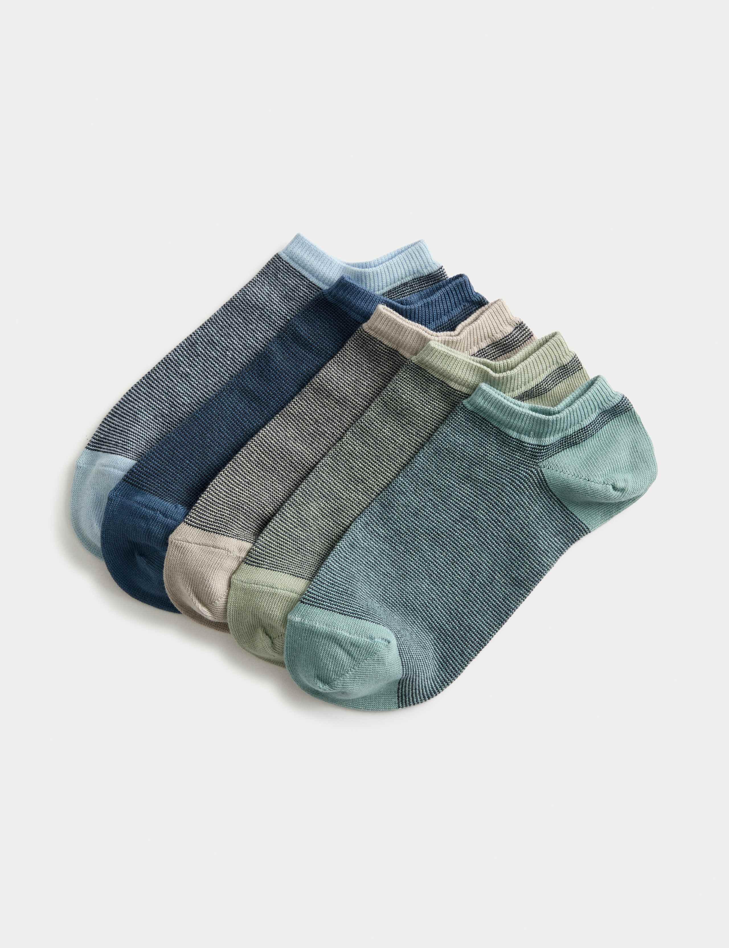 5 Pack Cool & Fresh™ Cotton Rich Trainer Liners™ 1 of 1