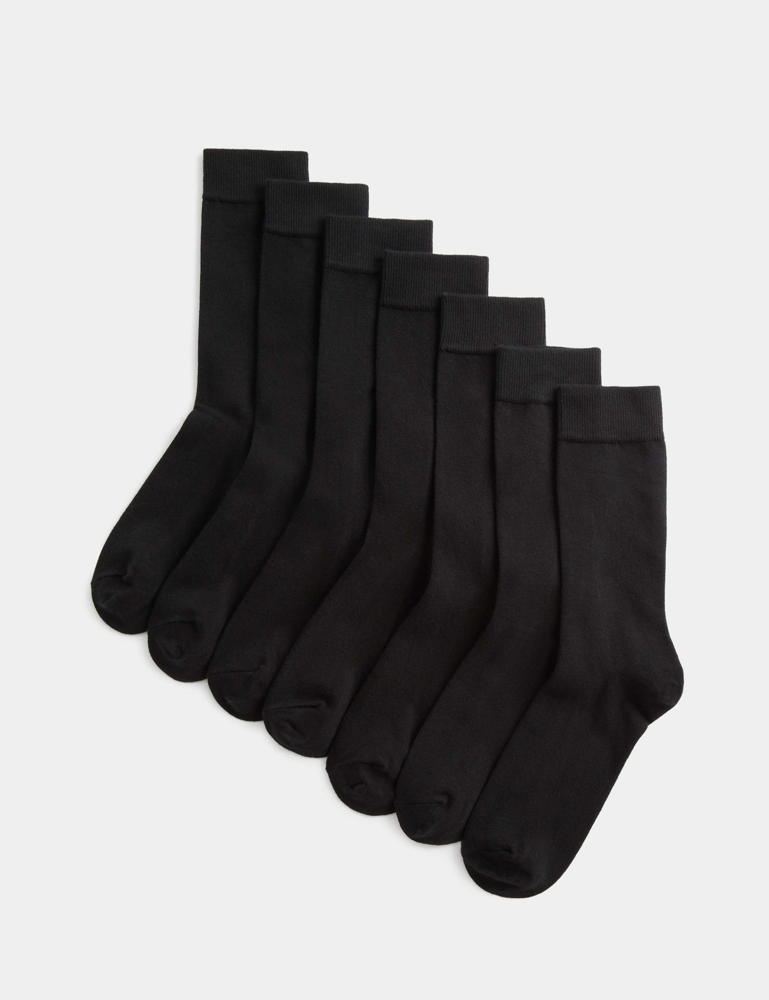 7 Pack Cotton Rich Socks 2 of 3