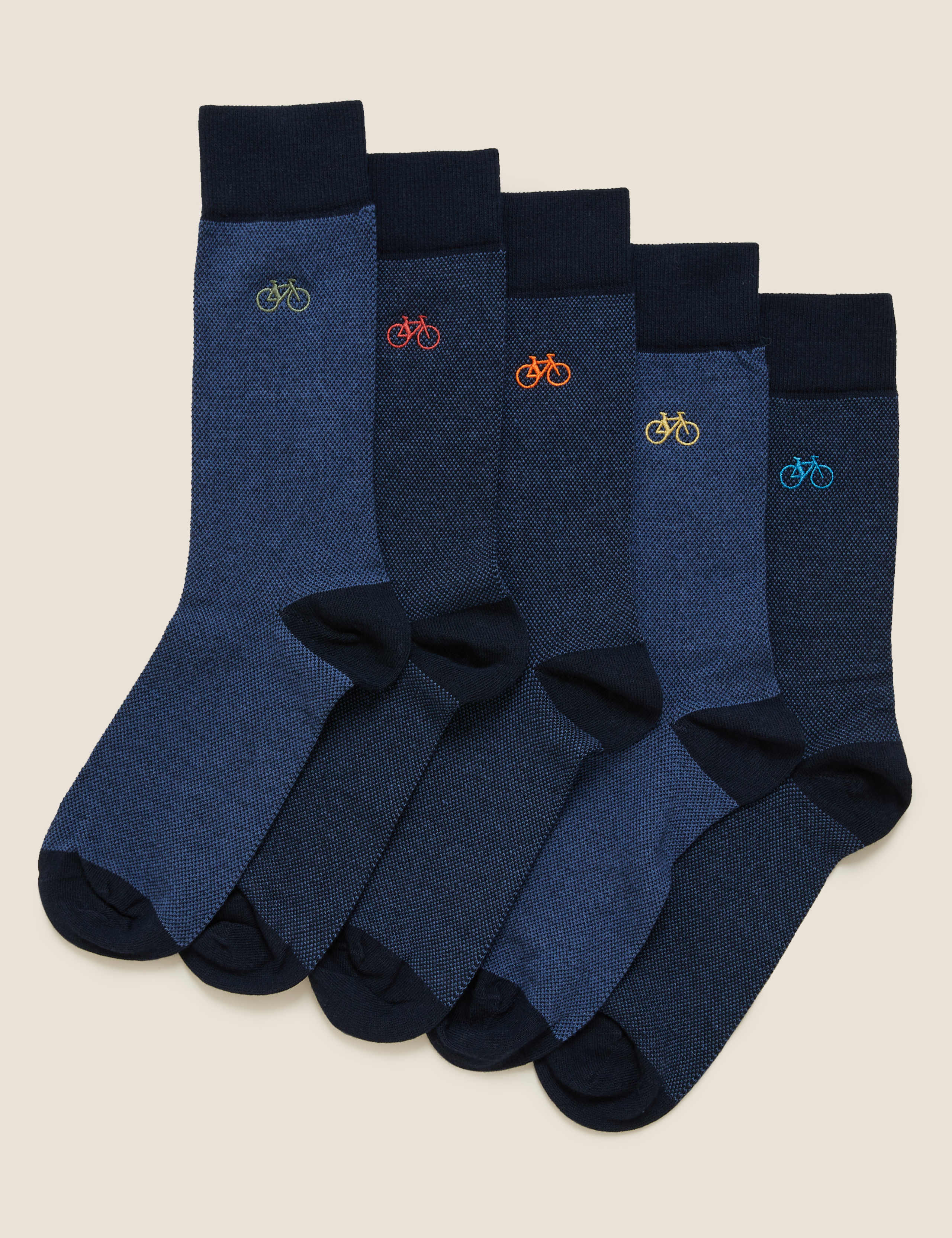5pk Cool & Fresh™ Bike Socks 1 of 3