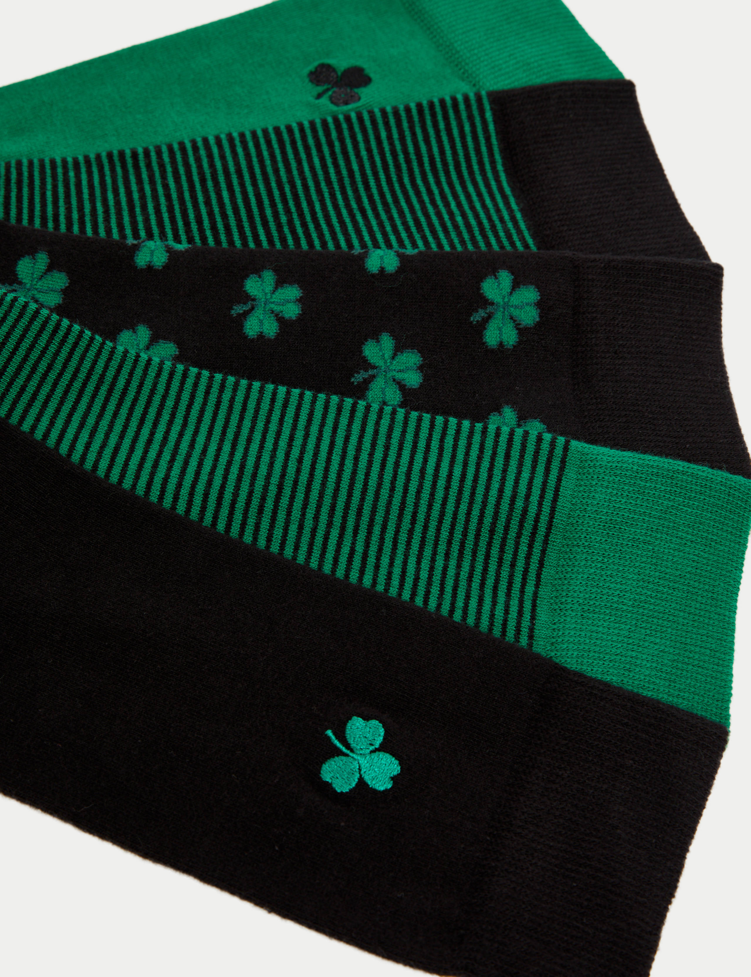 5pk Cool & Fresh™ St Patricks Cotton Rich Socks 2 of 2