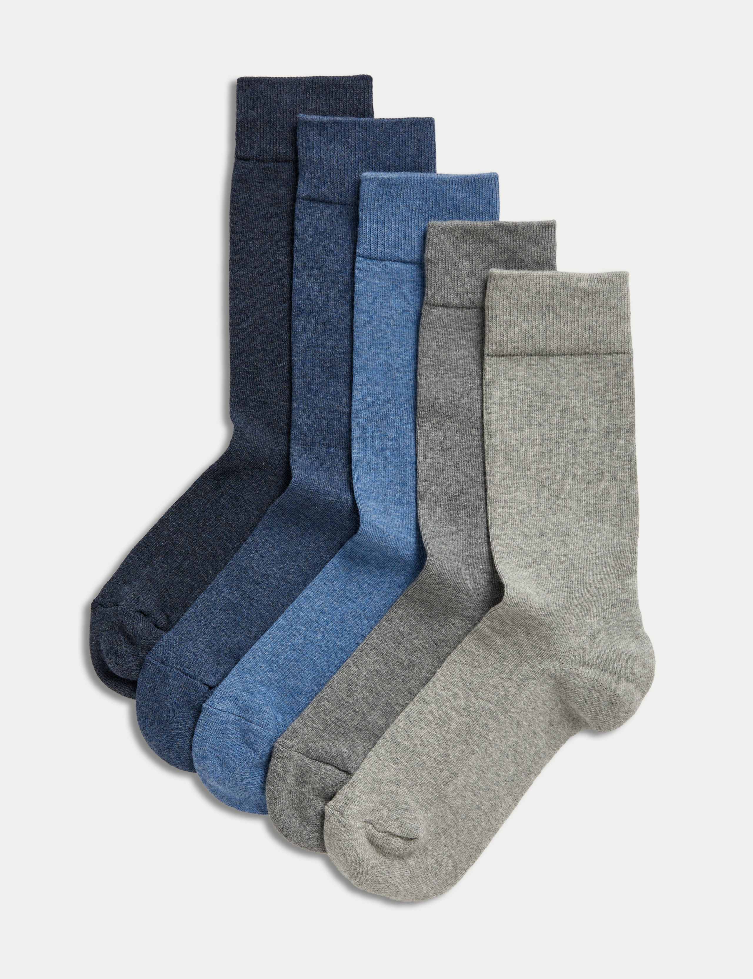 5 Pack Cool & Fresh™ Cushioned Socks 1 of 2