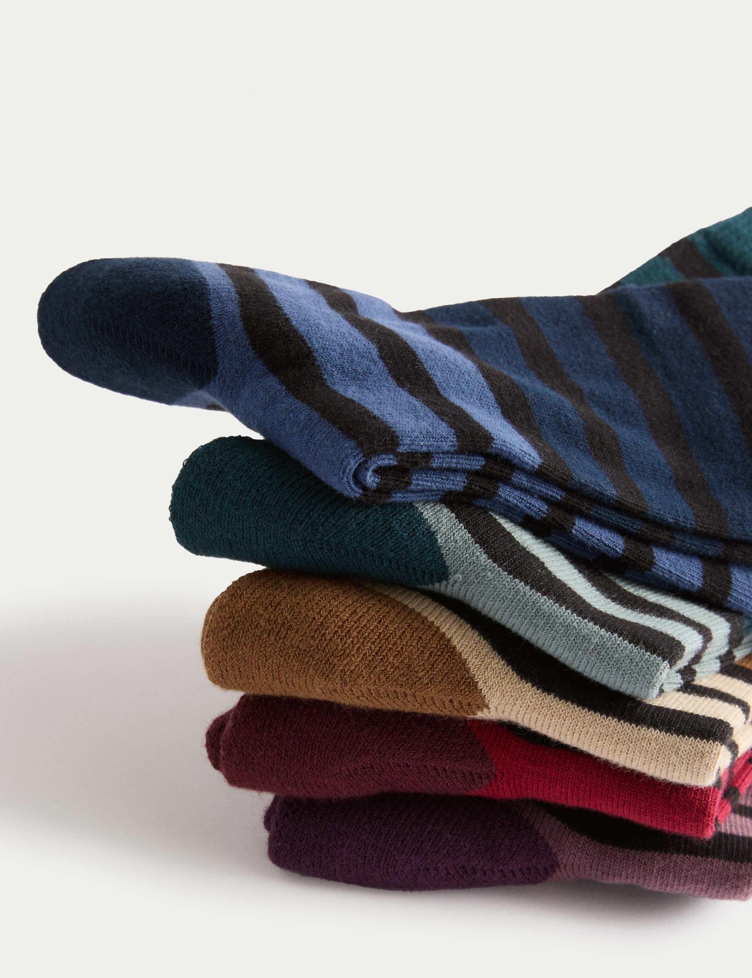 5pk Cool & Fresh™ Cotton Rich Cushioned Socks 2 of 2