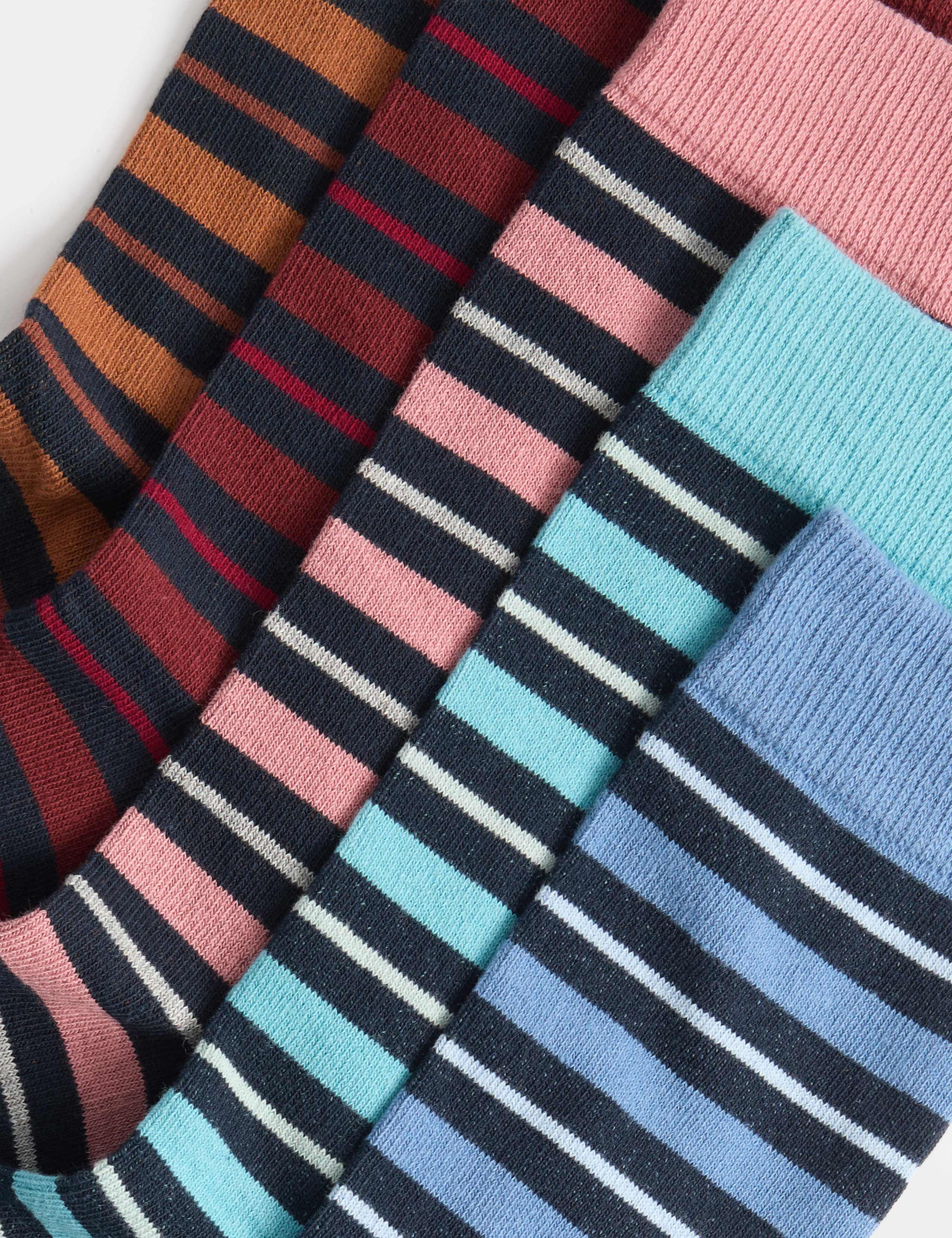 5 Pack Cool & Fresh Cotton Rich Cushioned Socks 2 of 2