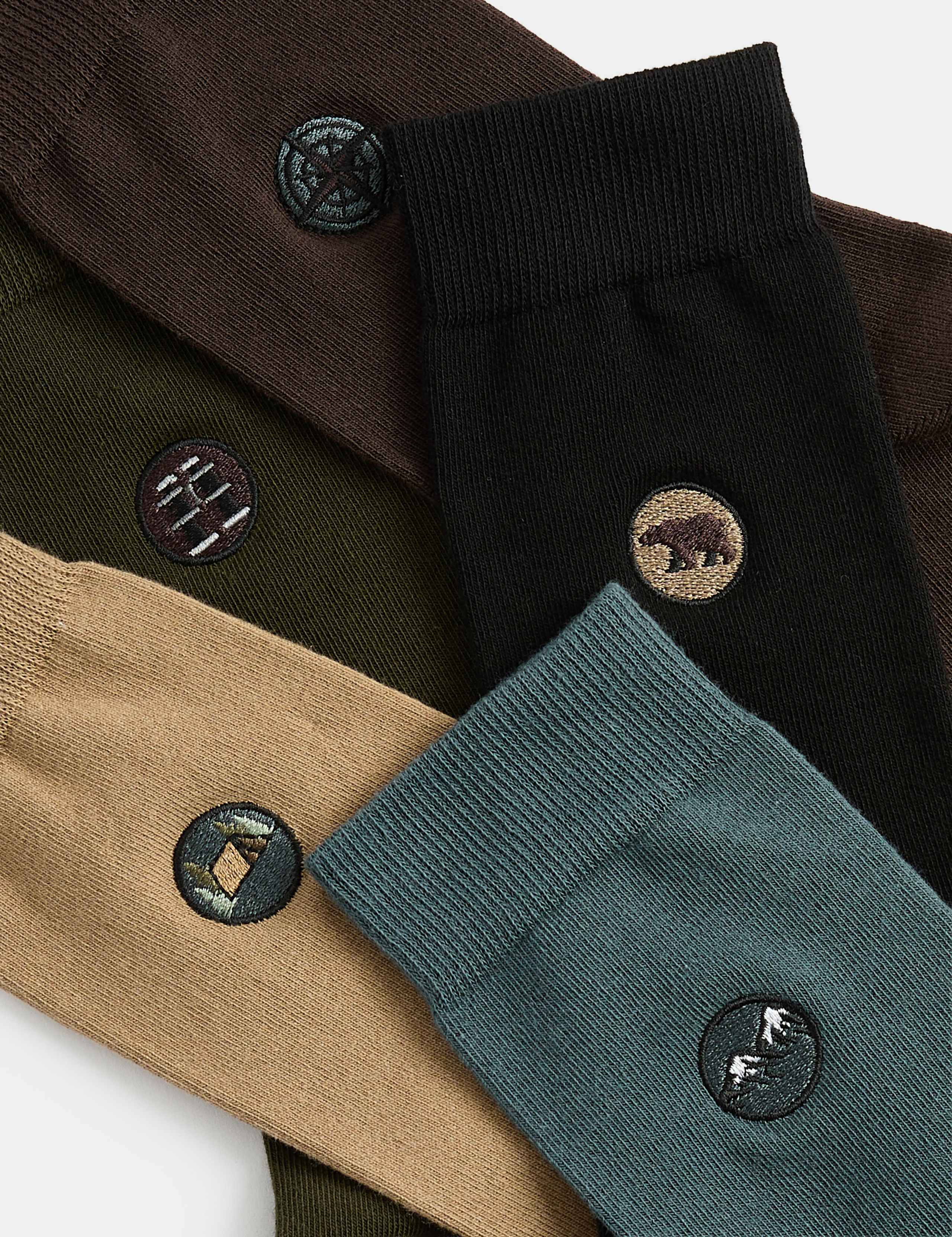 5 Pack Cool & Fresh™ Outdoor Cotton Rich Socks 2 of 2