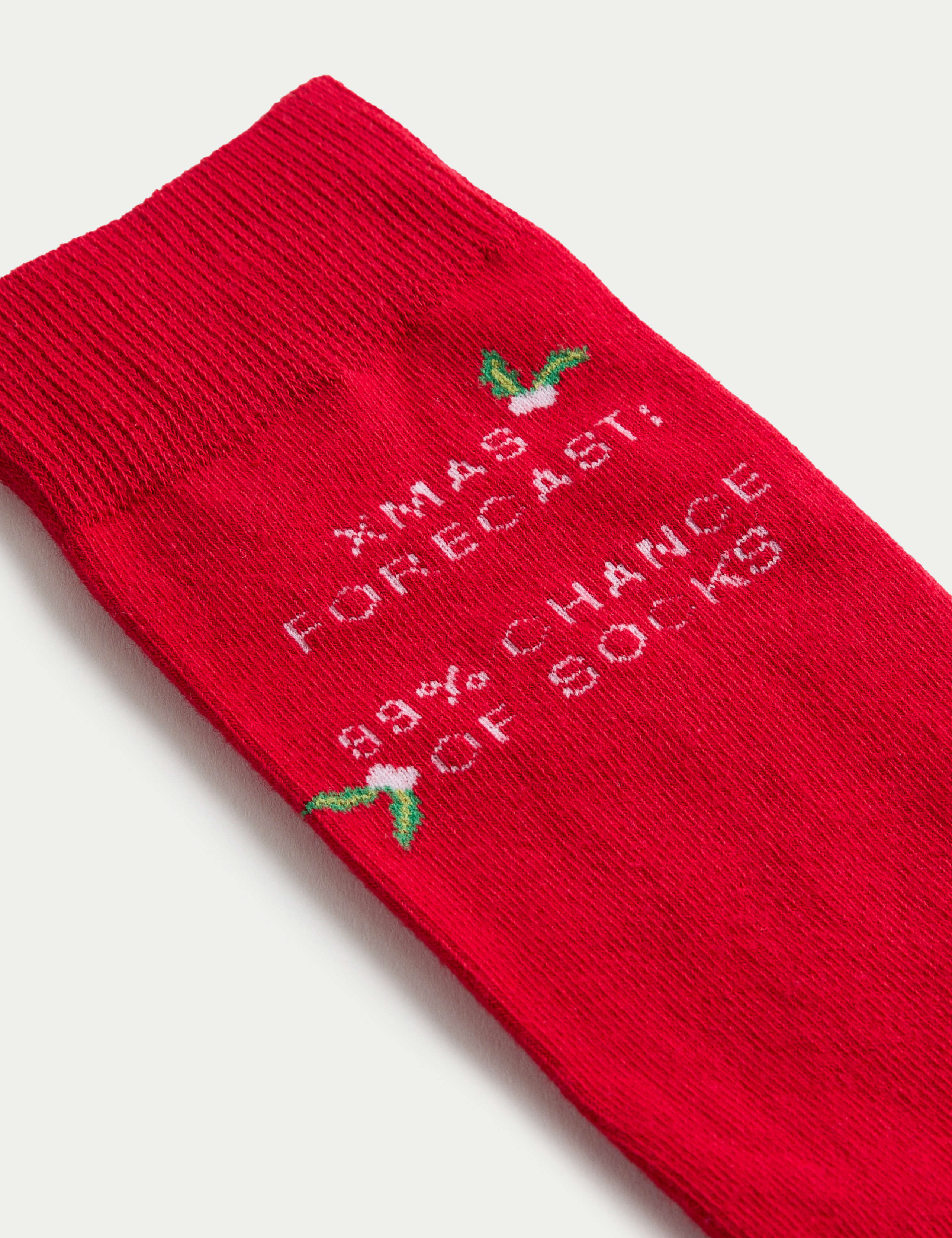 Novelty Christmas Slogan Cotton Rich Socks 2 of 2