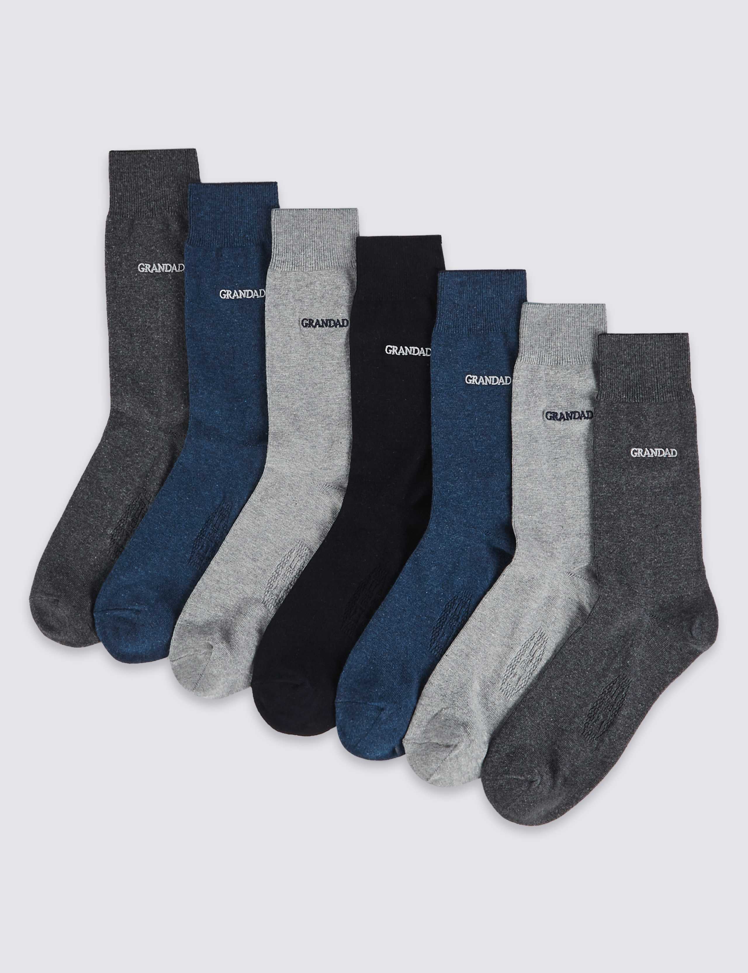 7 Pairs of Cool & Freshfeet™ Cotton Rich Socks 1 of 1