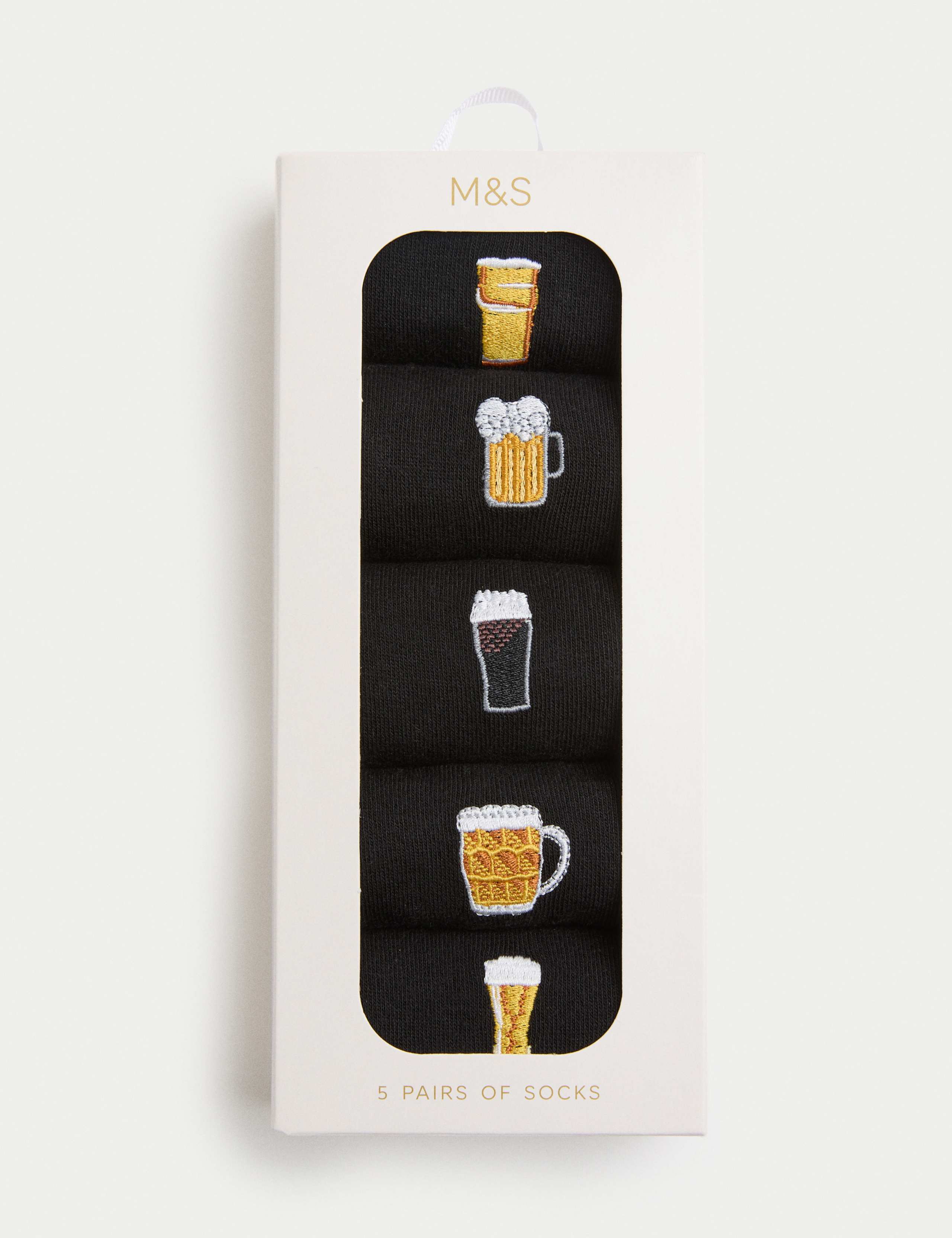 5pk Cool & Fresh™ Beer Socks 2 of 2