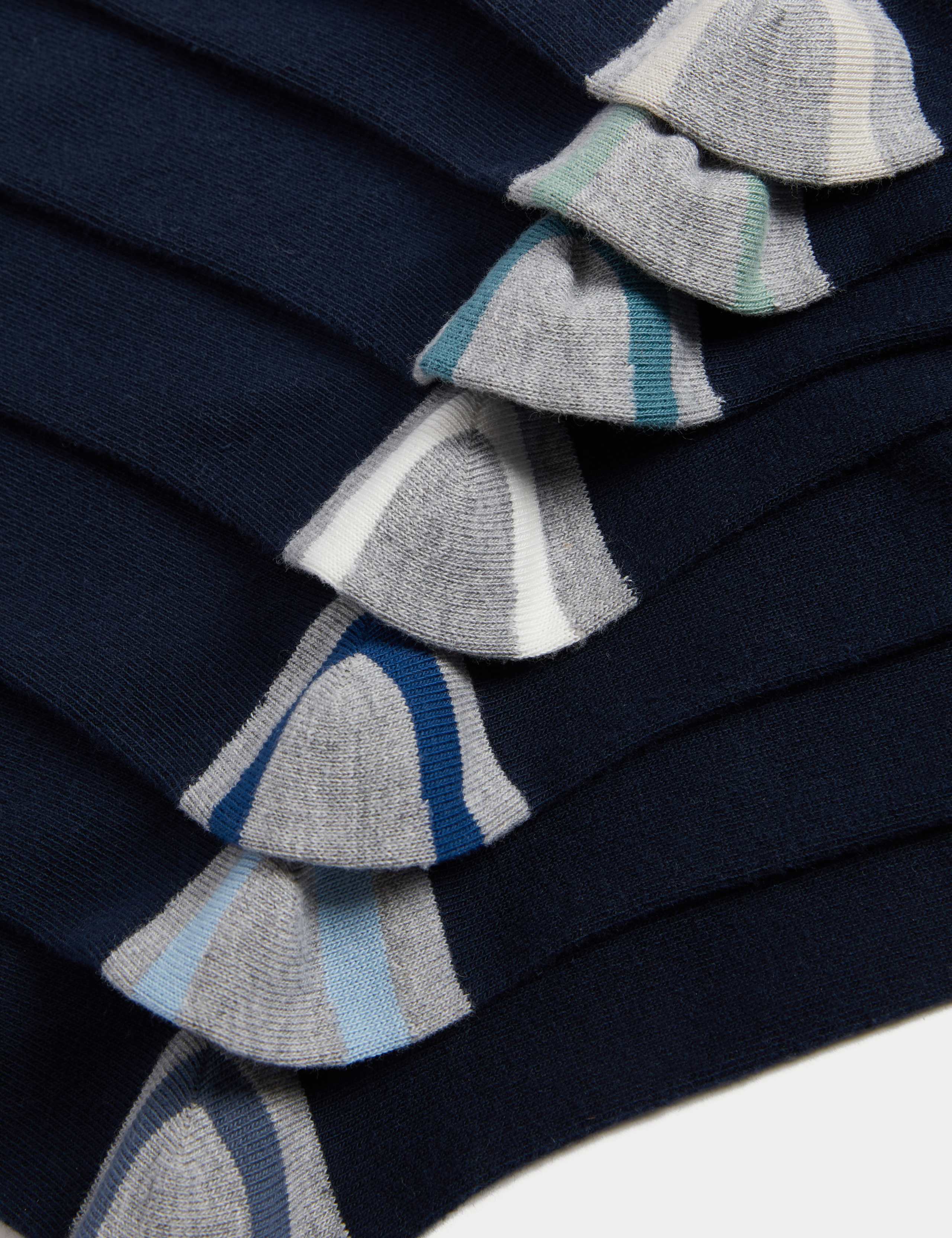 7 Pack Cool & Fresh™ Cotton Rich Socks 2 of 2