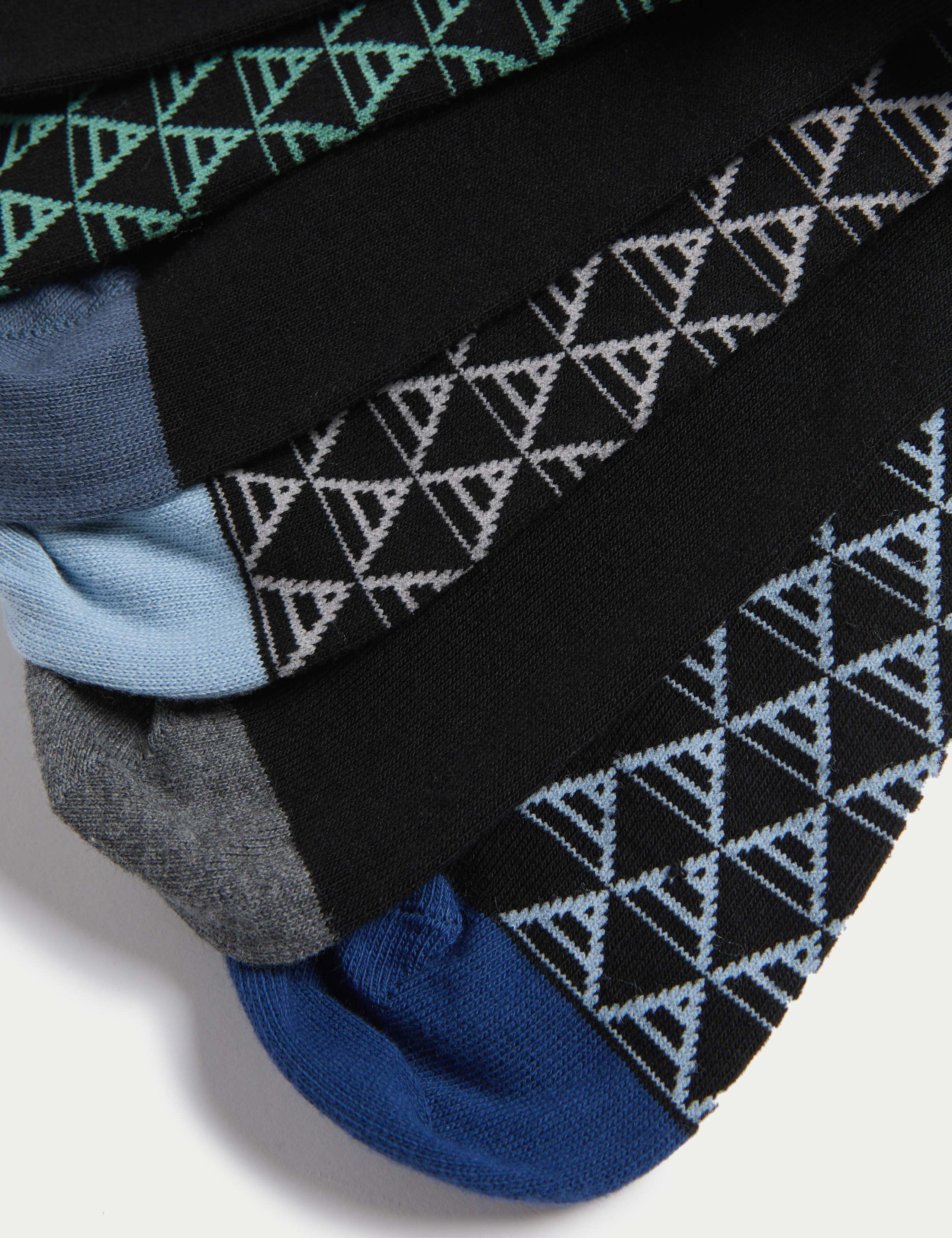 7 Pack Cool & Fresh™ Cotton Rich Socks 2 of 2